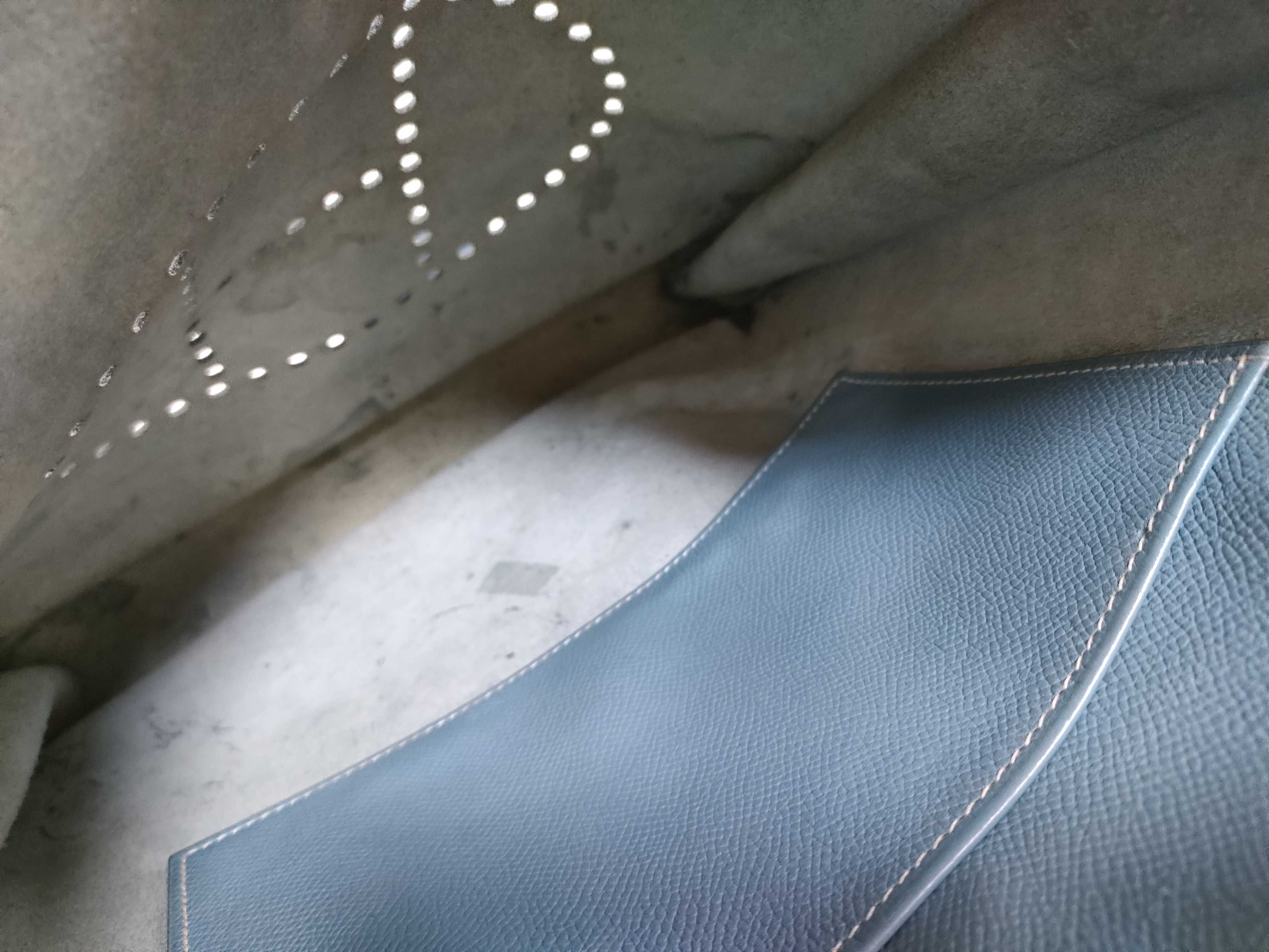 Evelyne 1 PM Shoulder Bag ( Stamp J, Blue Jean) — view 8