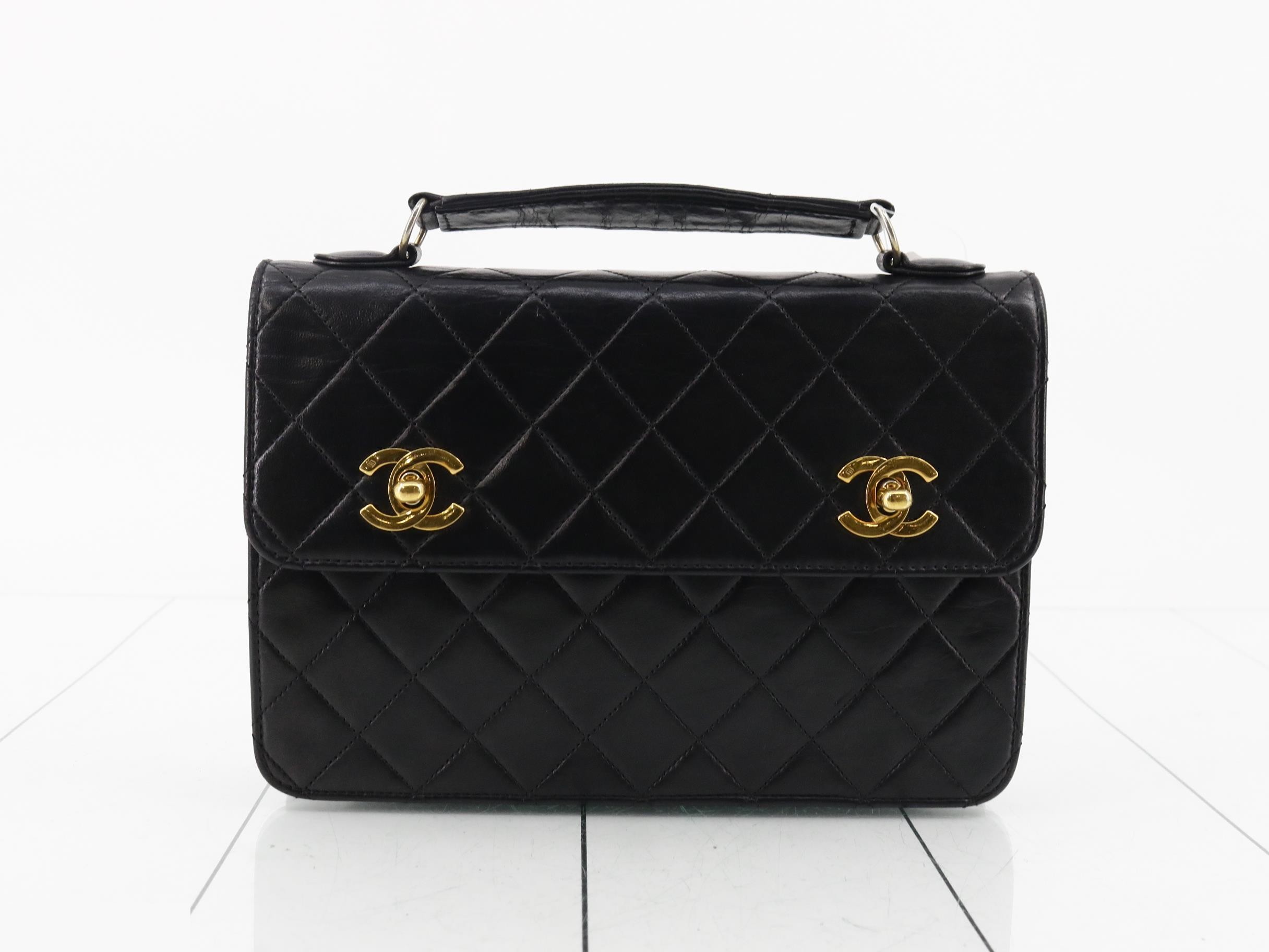 Matelassé Double Coco Lambskin Handbag, Unit 1