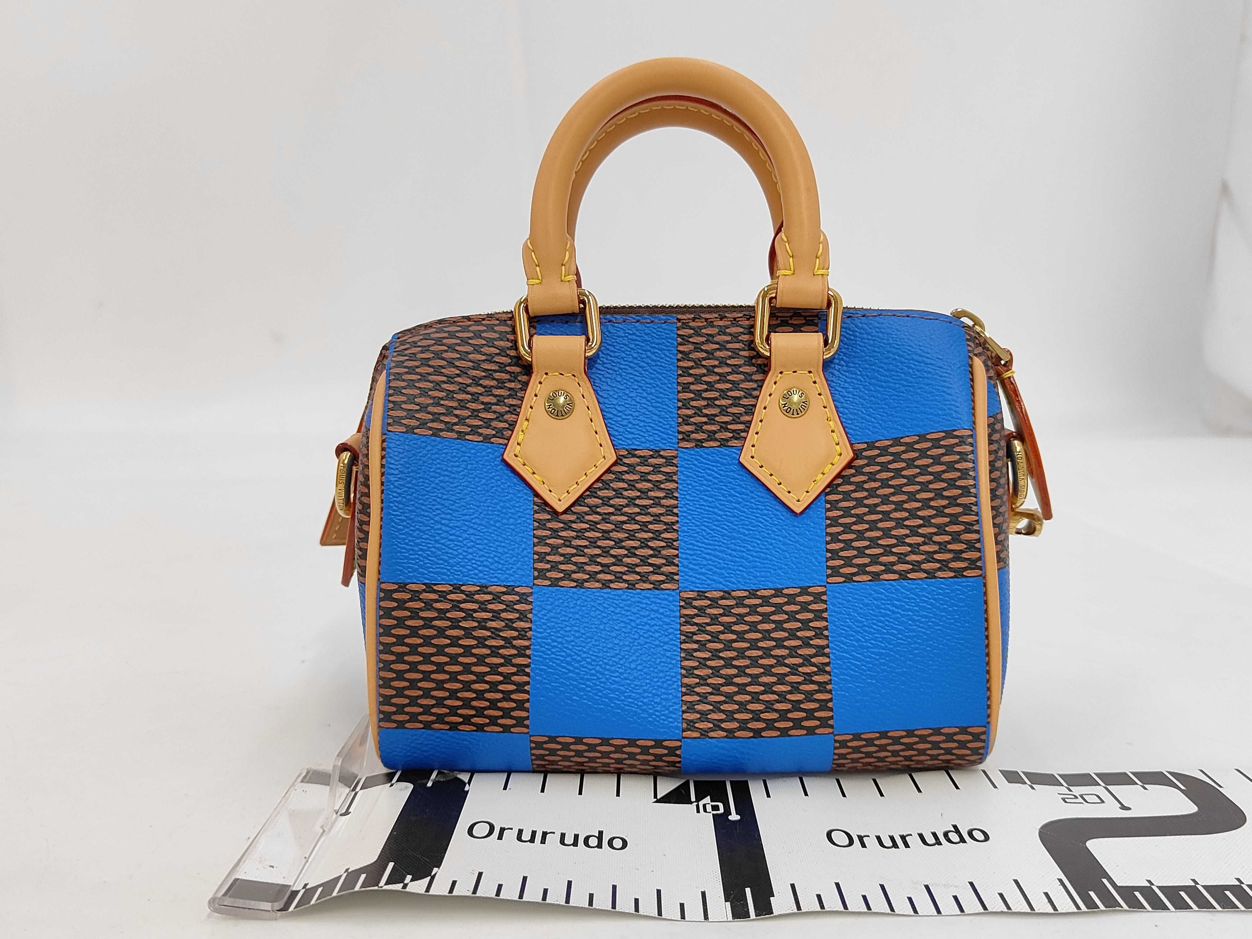 Speedy Bandoulière 18 Damier Pop Blue N40595 RFID Shoulder Bag — view 2