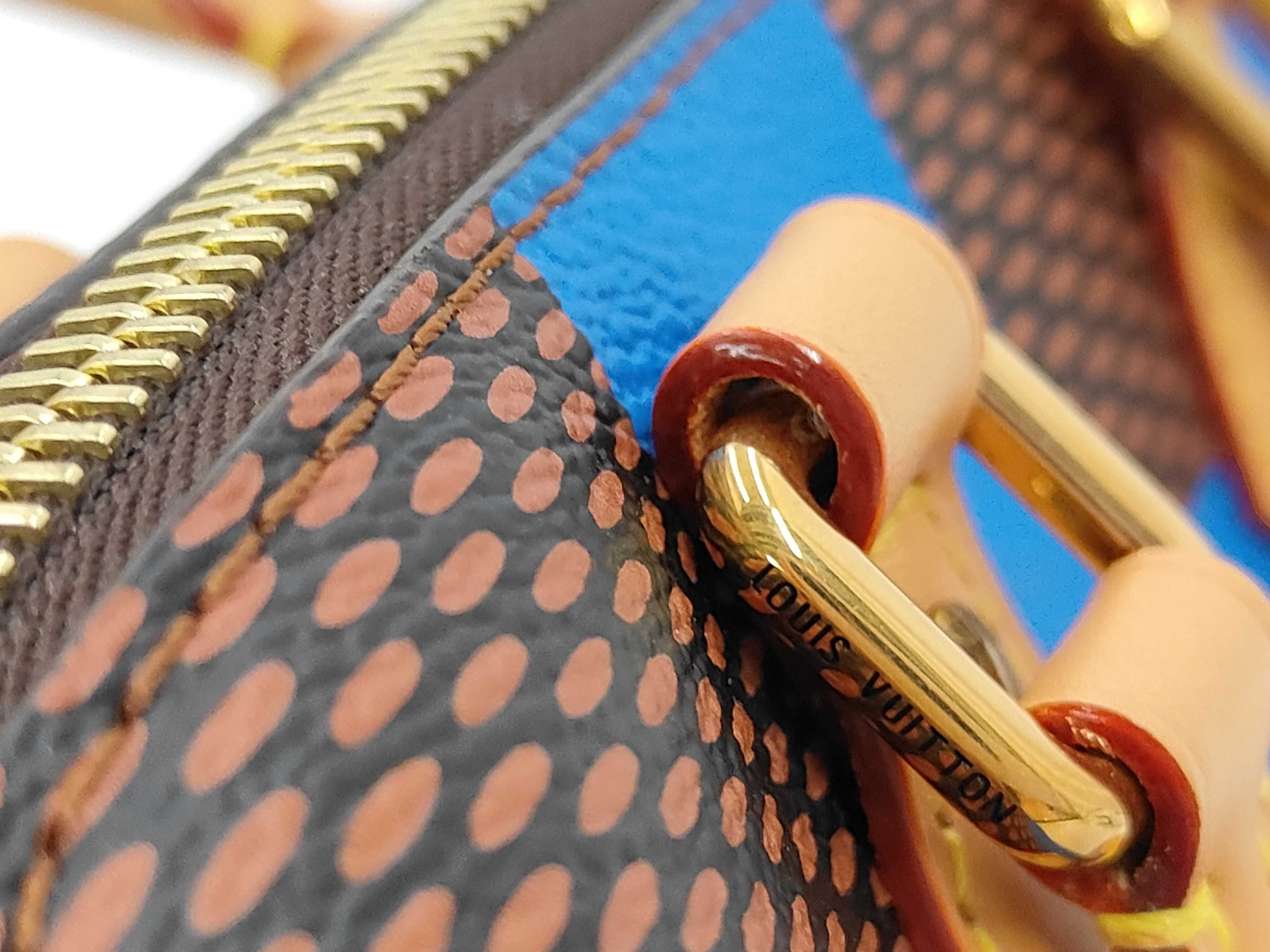 Speedy Bandoulière 18 Damier Pop Blue N40595 RFID Shoulder Bag — view 7