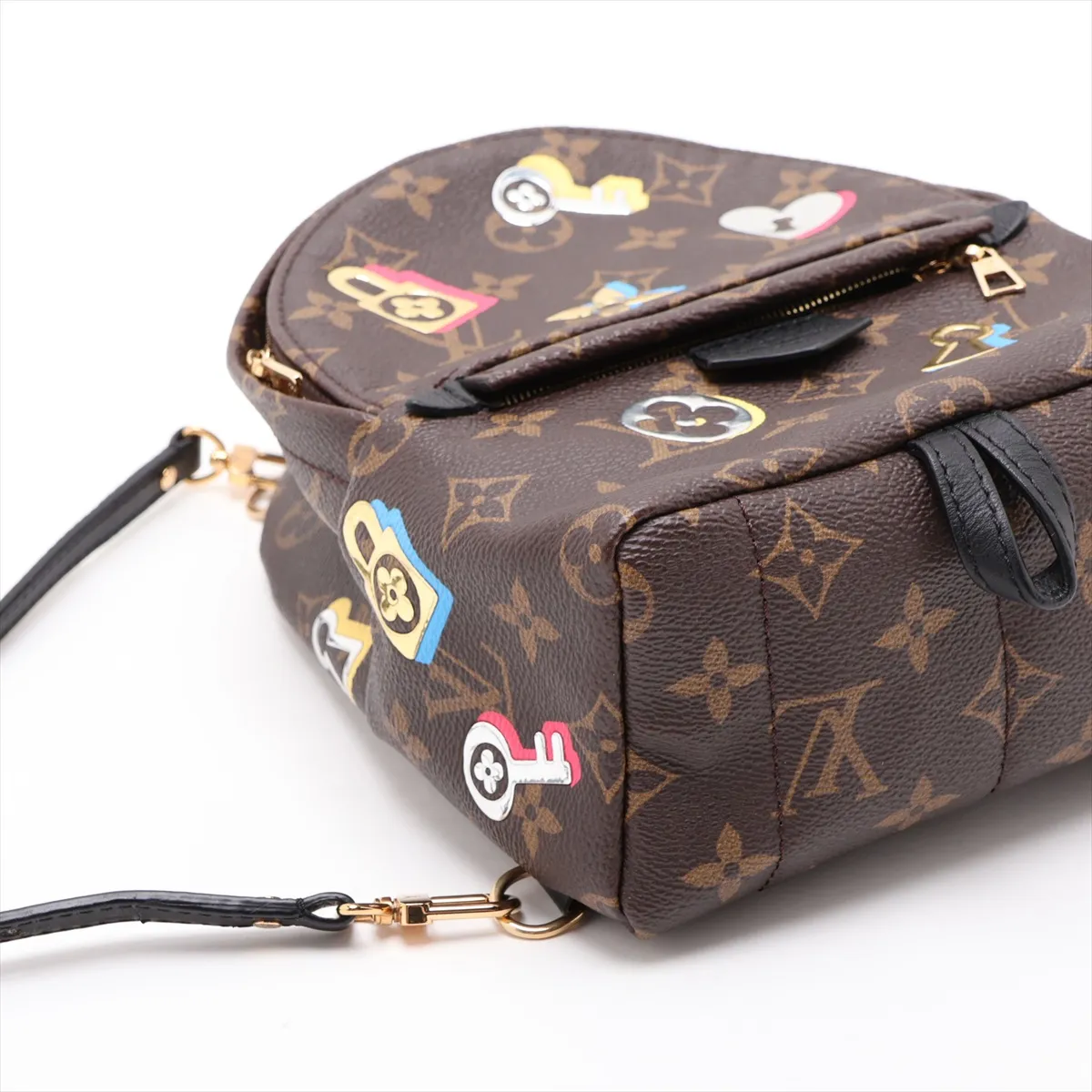 Monogram Love Lock Palm Springs MINI M44367 FL4188 Brown — view 4