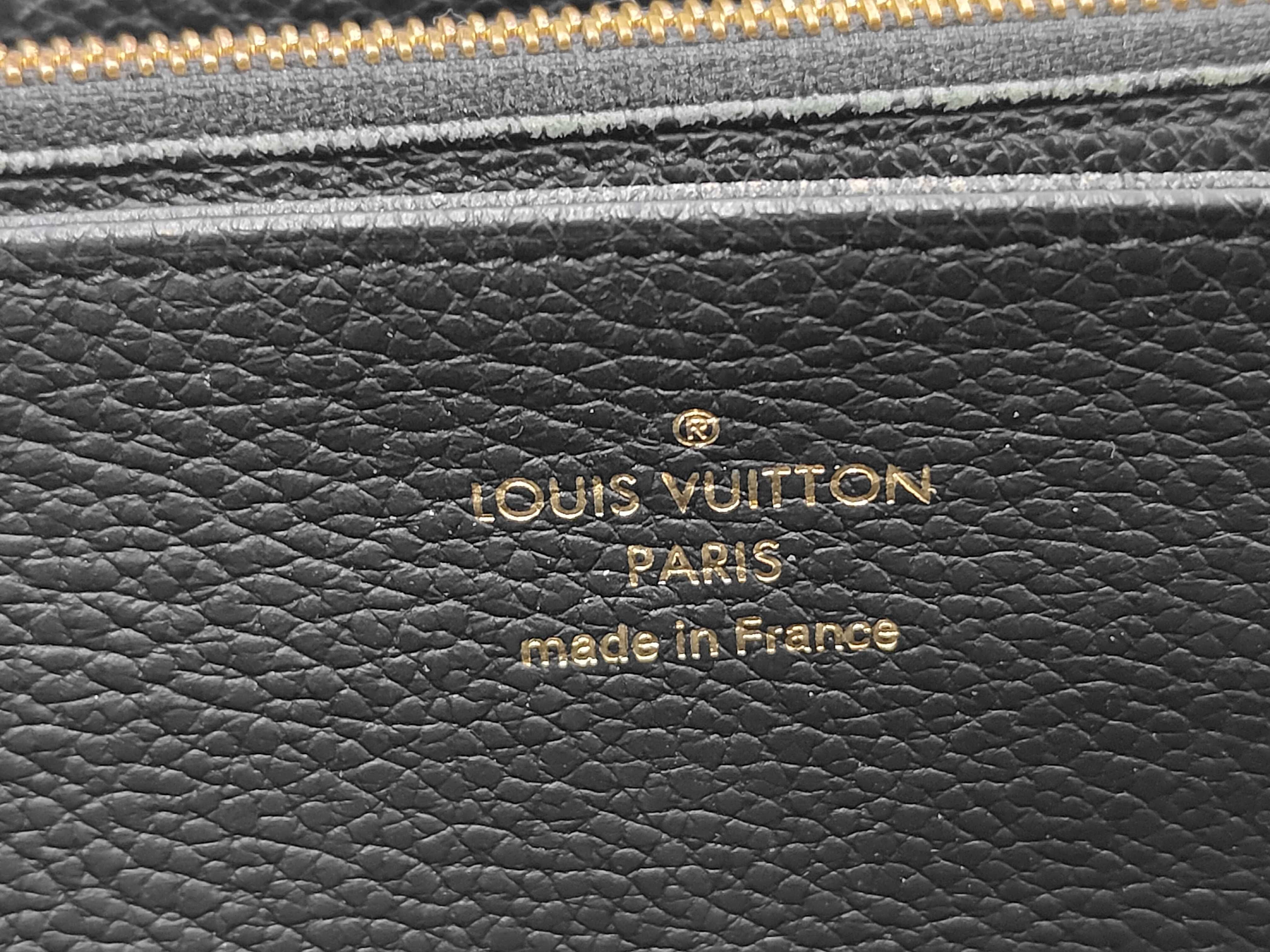 Monogram Empreinte LV Long Wallet Black — view 7