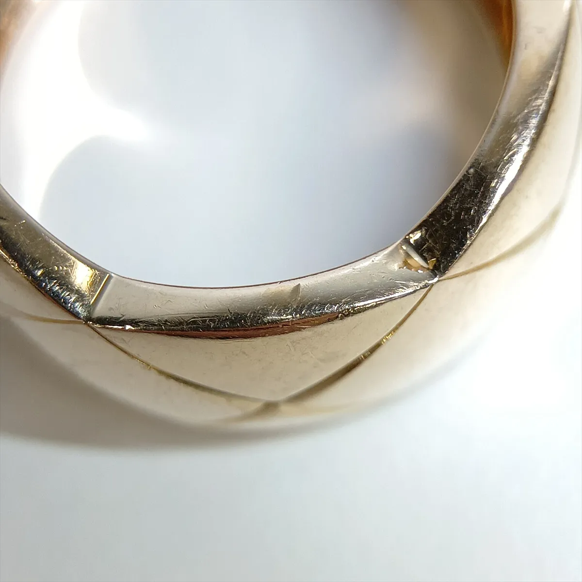 Coco Crush Ring, 750 (BG), 12.1g, Size 56, CK6770, Metal — view 7