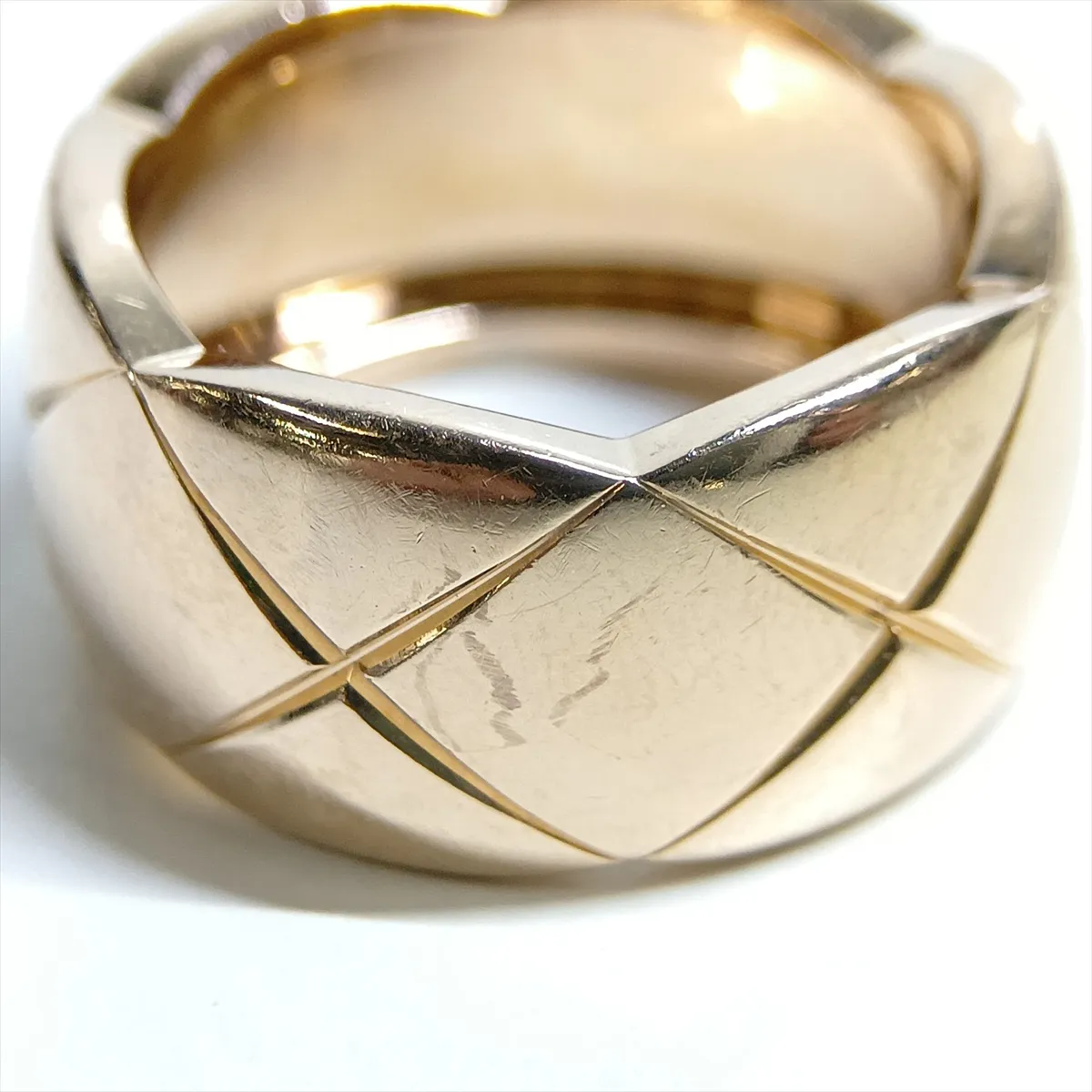 Coco Crush Ring, 750 (BG), 12.1g, Size 56, CK6770, Metal — view 8