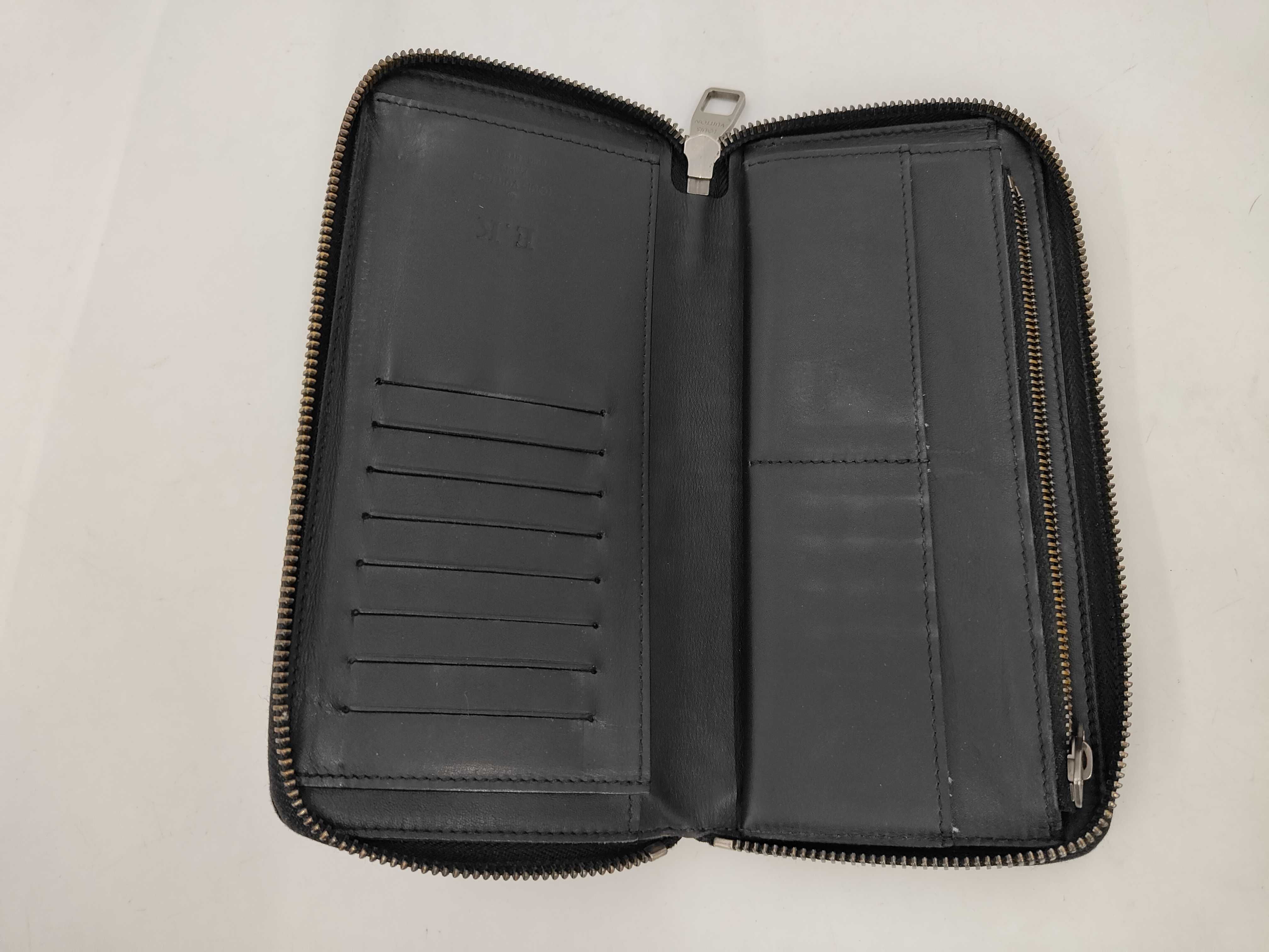 Damier Graphite / Long Wallet / Leather Wallet — view 6
