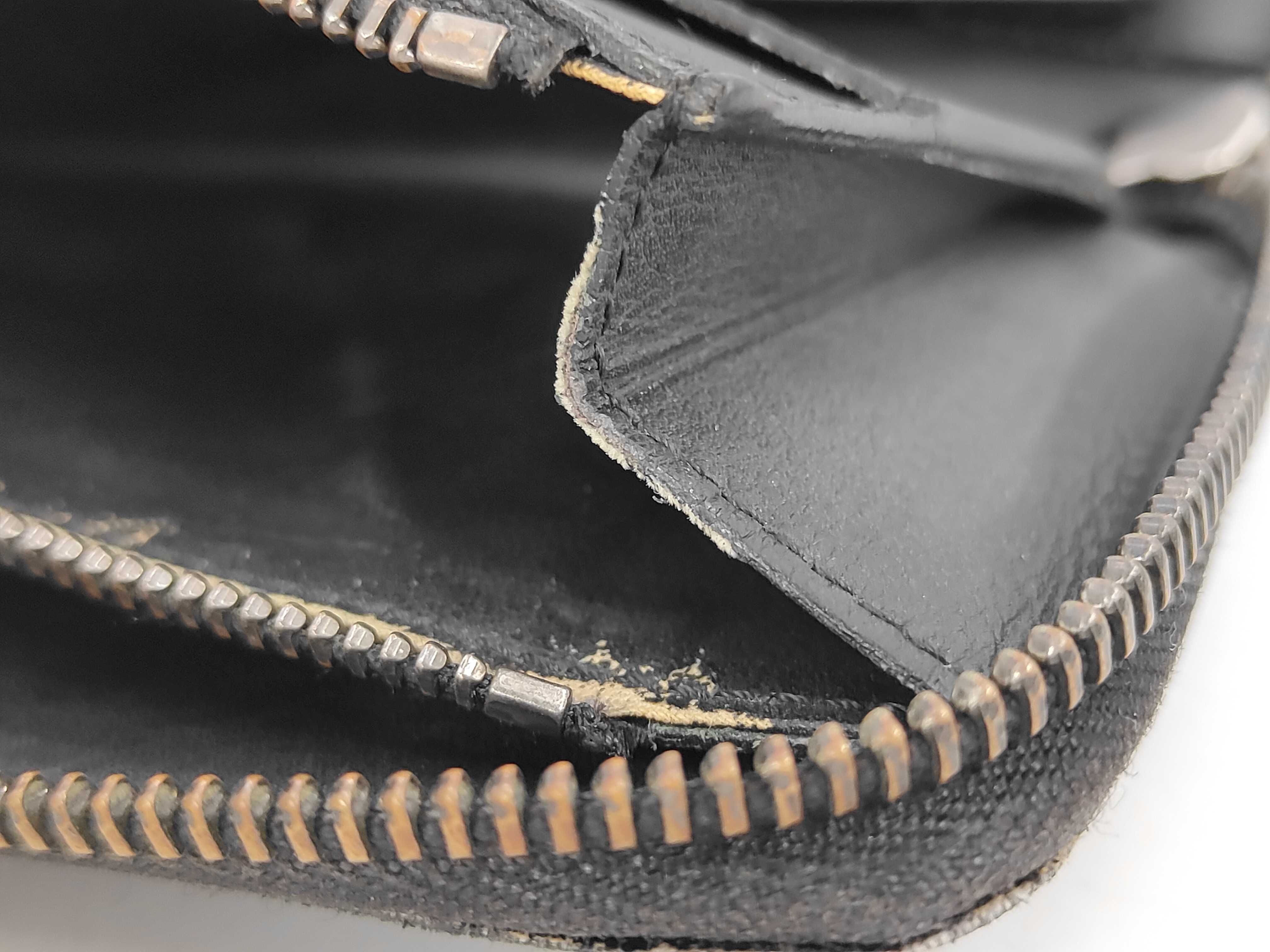 Damier Graphite / Long Wallet / Leather Wallet — view 9