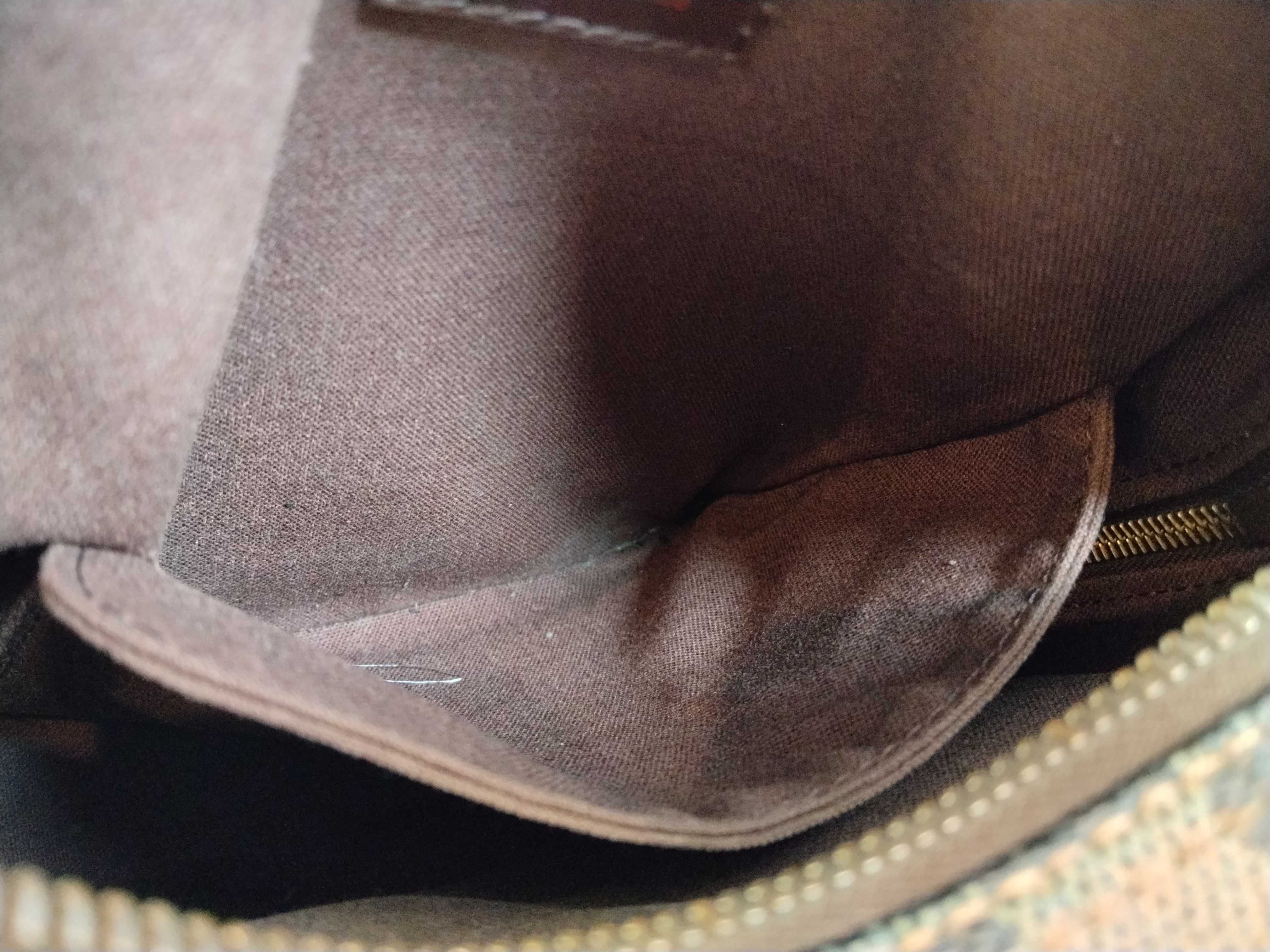 Damier Olaf PM N41442 MI0066 Brown Shoulder Bag — view 12