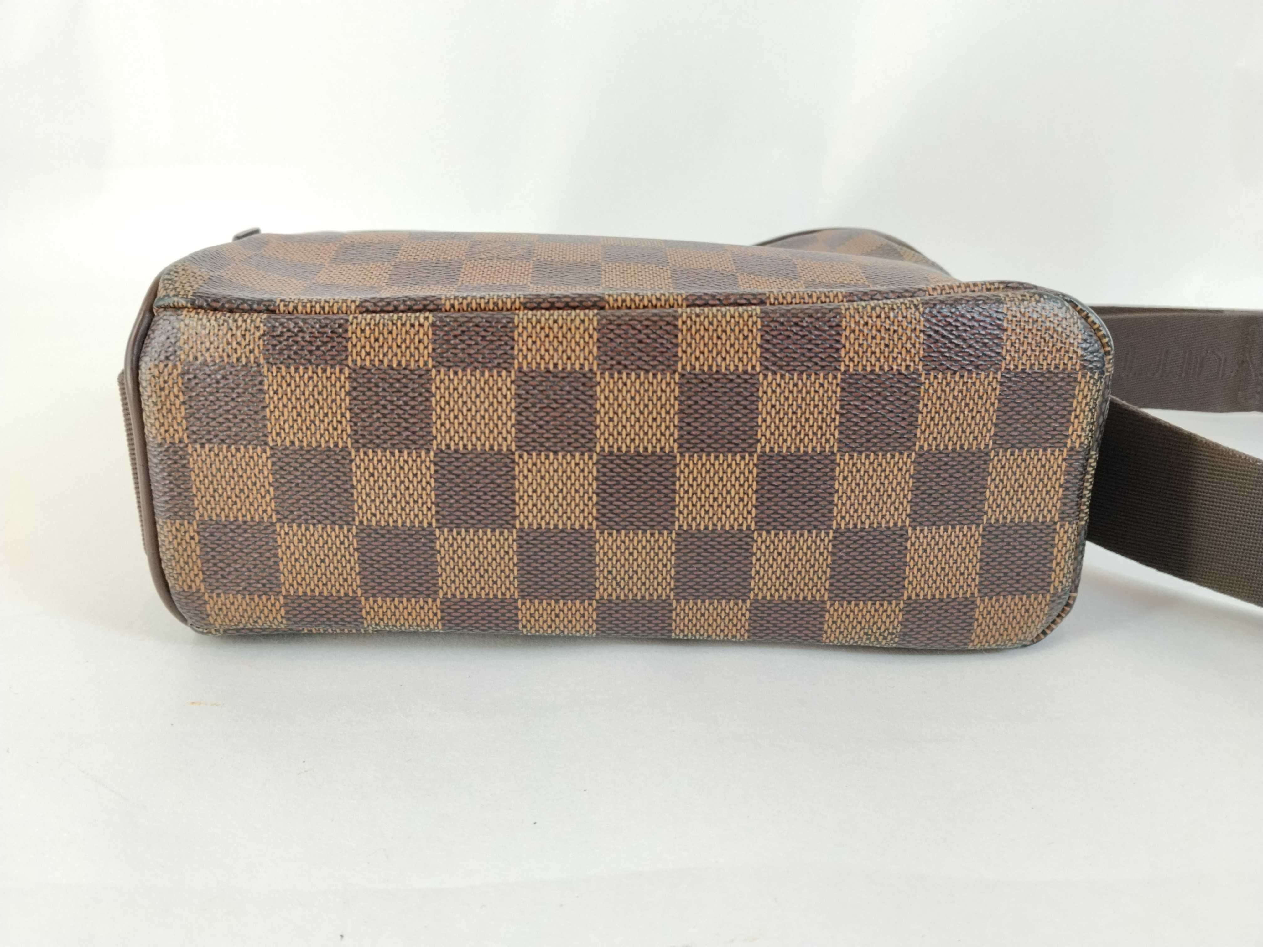 Damier Olaf PM N41442 MI0066 Brown Shoulder Bag — view 7