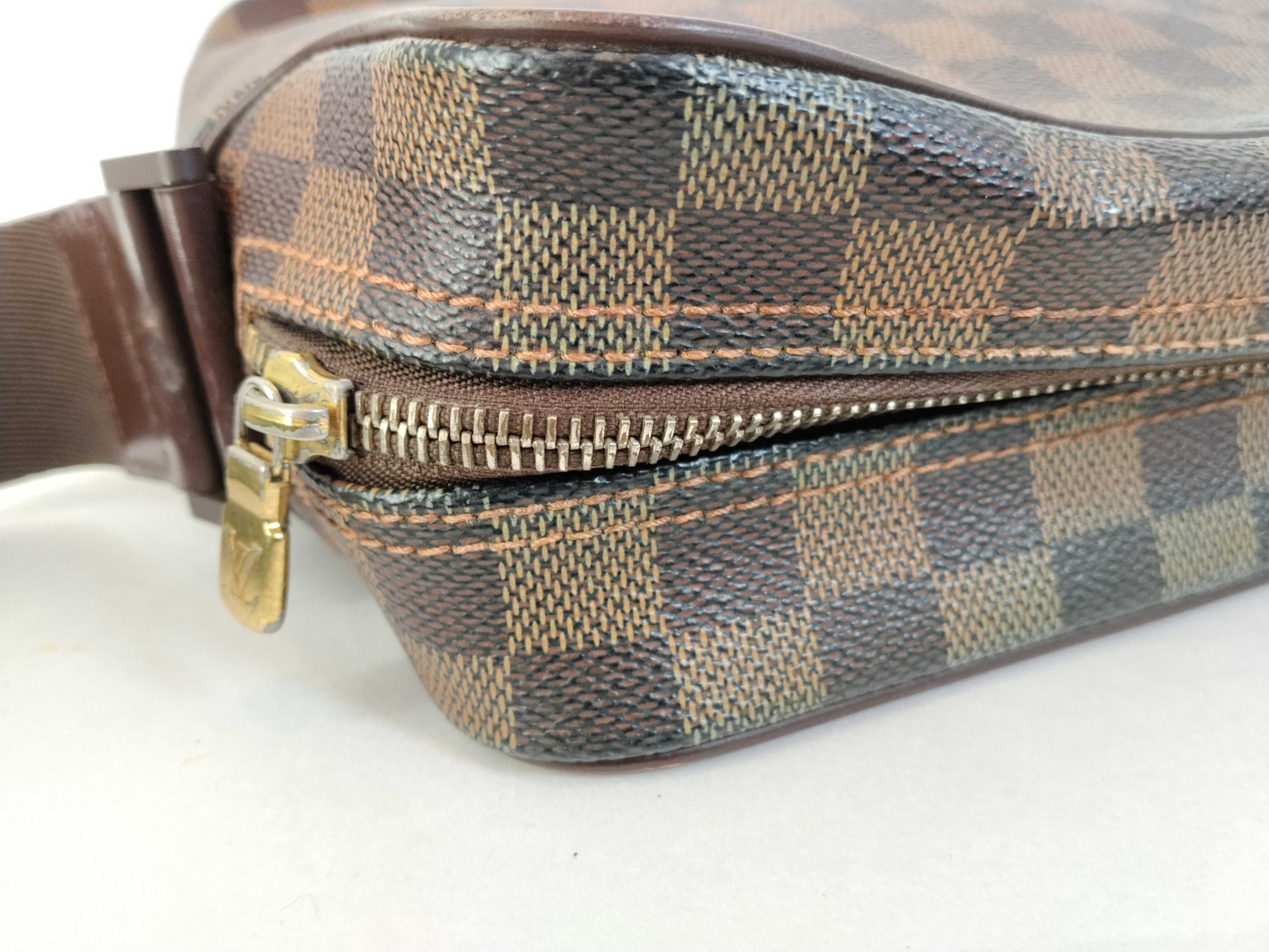 Damier Olaf PM N41442 MI0066 Brown Shoulder Bag — view 8