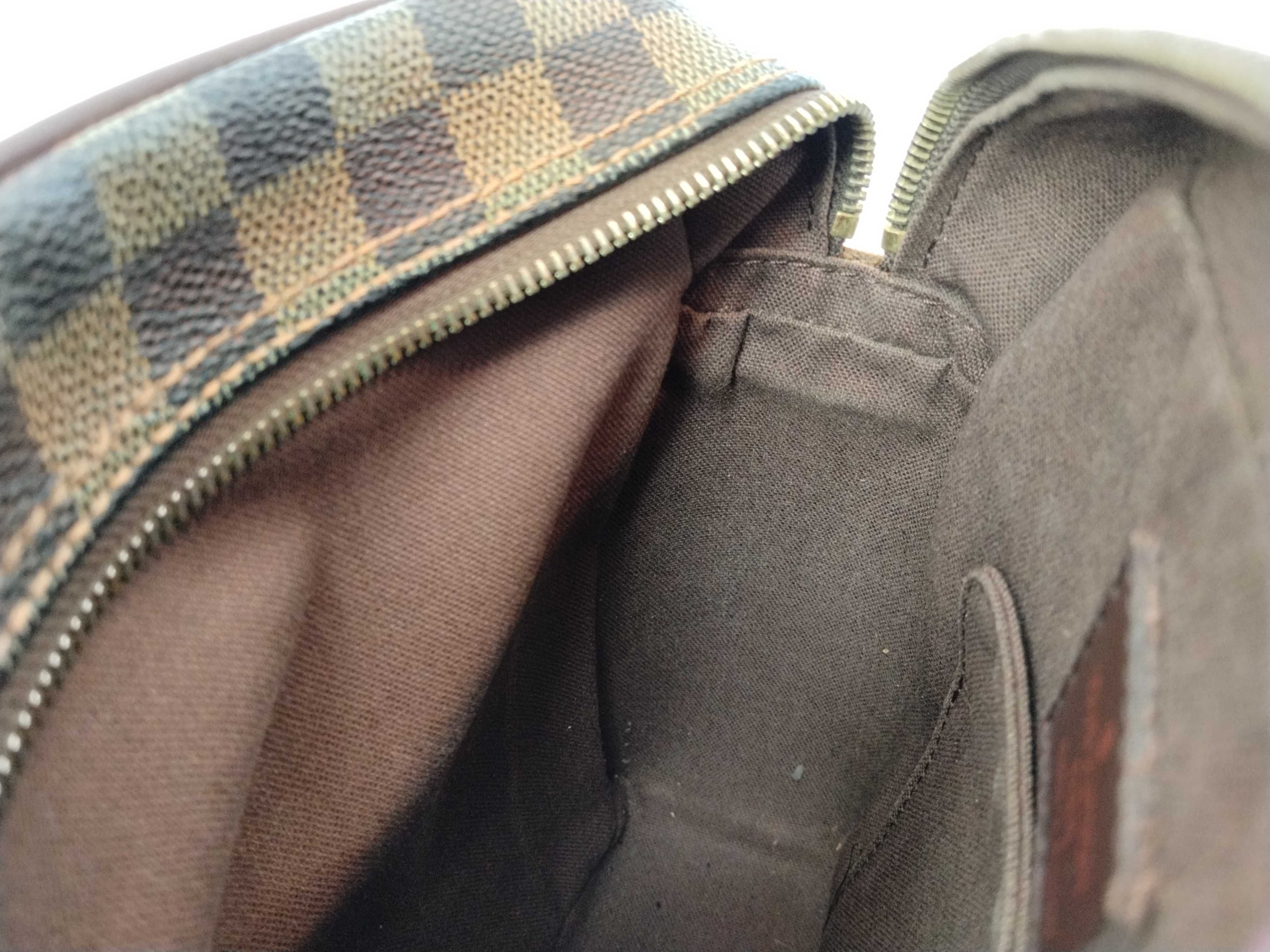 Damier Olaf PM N41442 MI0066 Brown Shoulder Bag — view 10
