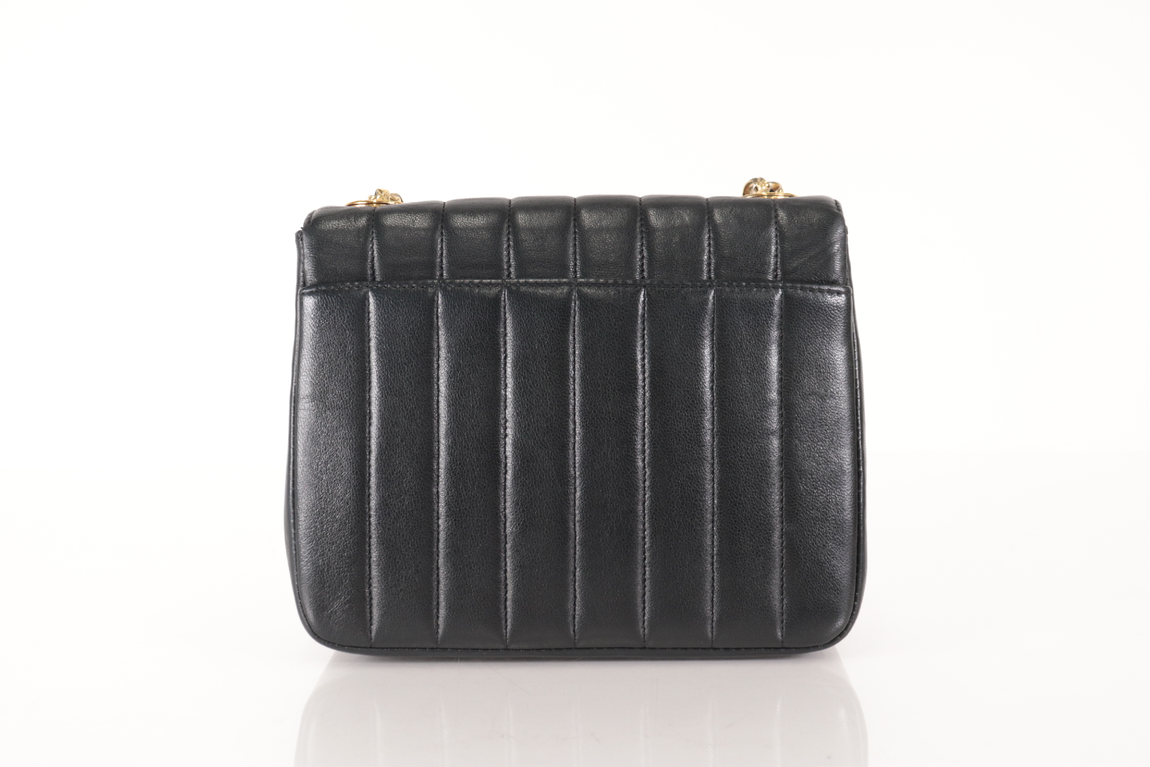Mademoiselle Lambskin Bijou Chain Shoulder Bag (Series 2) — view 2