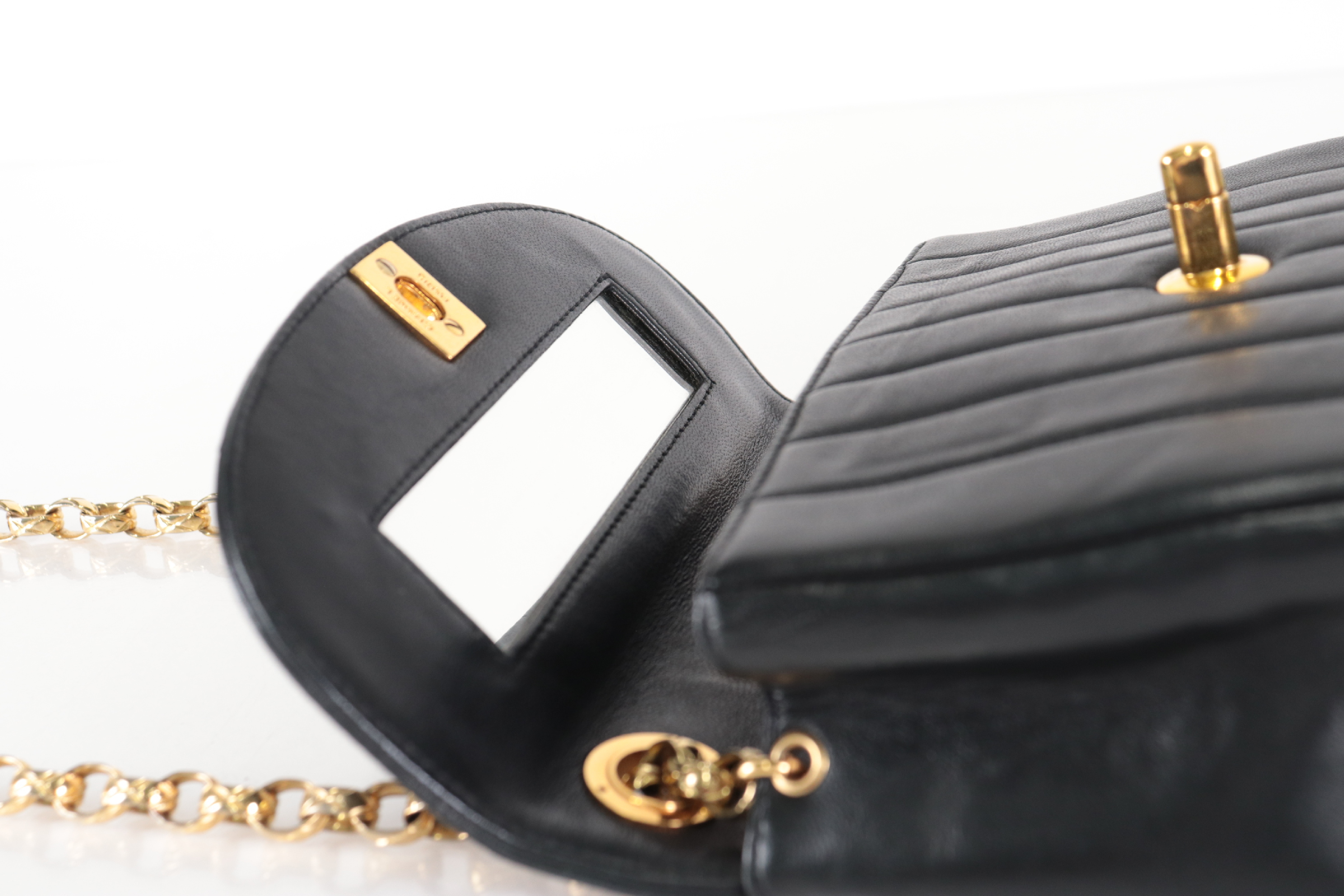 Mademoiselle Lambskin Bijou Chain Shoulder Bag (Series 2) — view 9