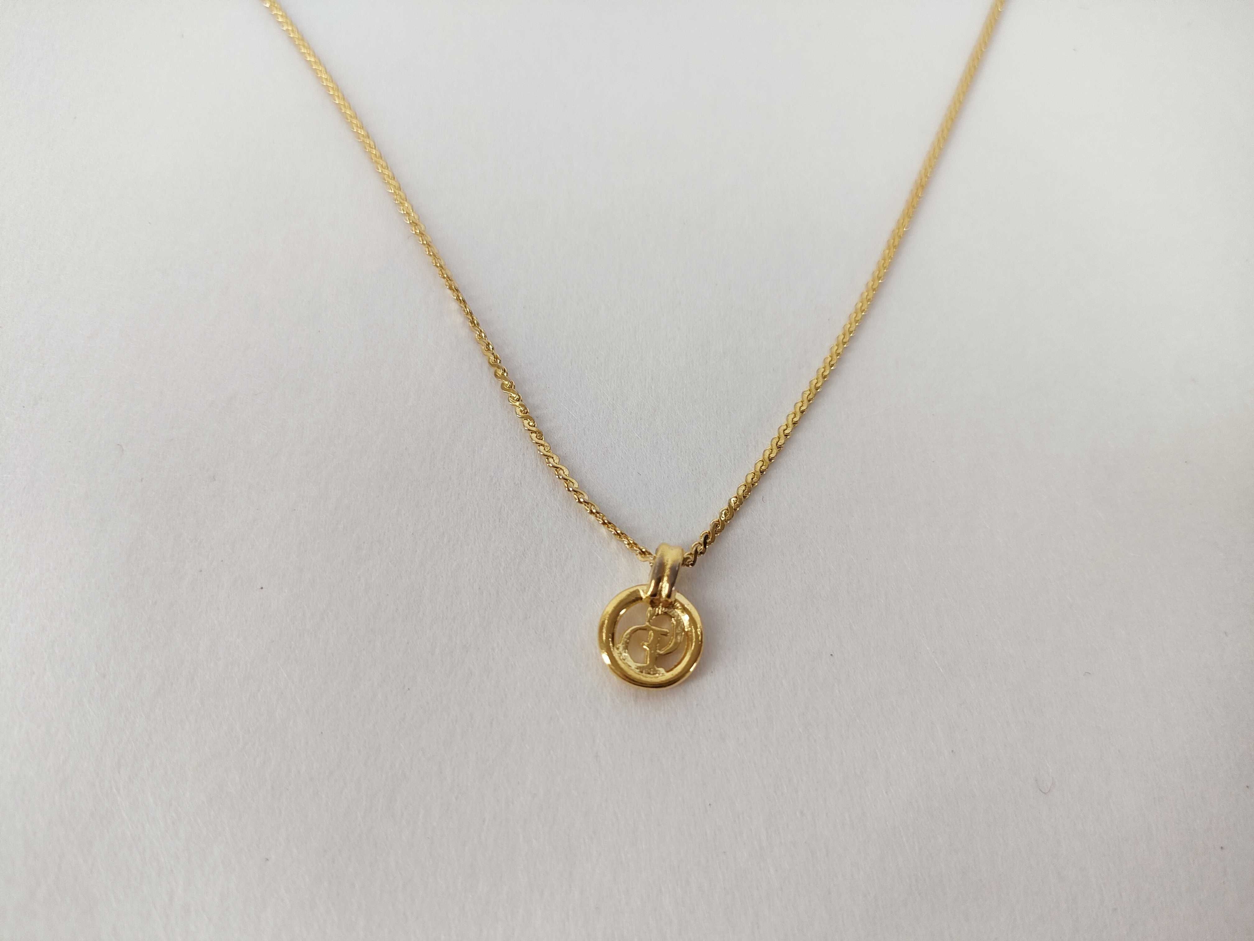 Circle CD Necklace — view 2