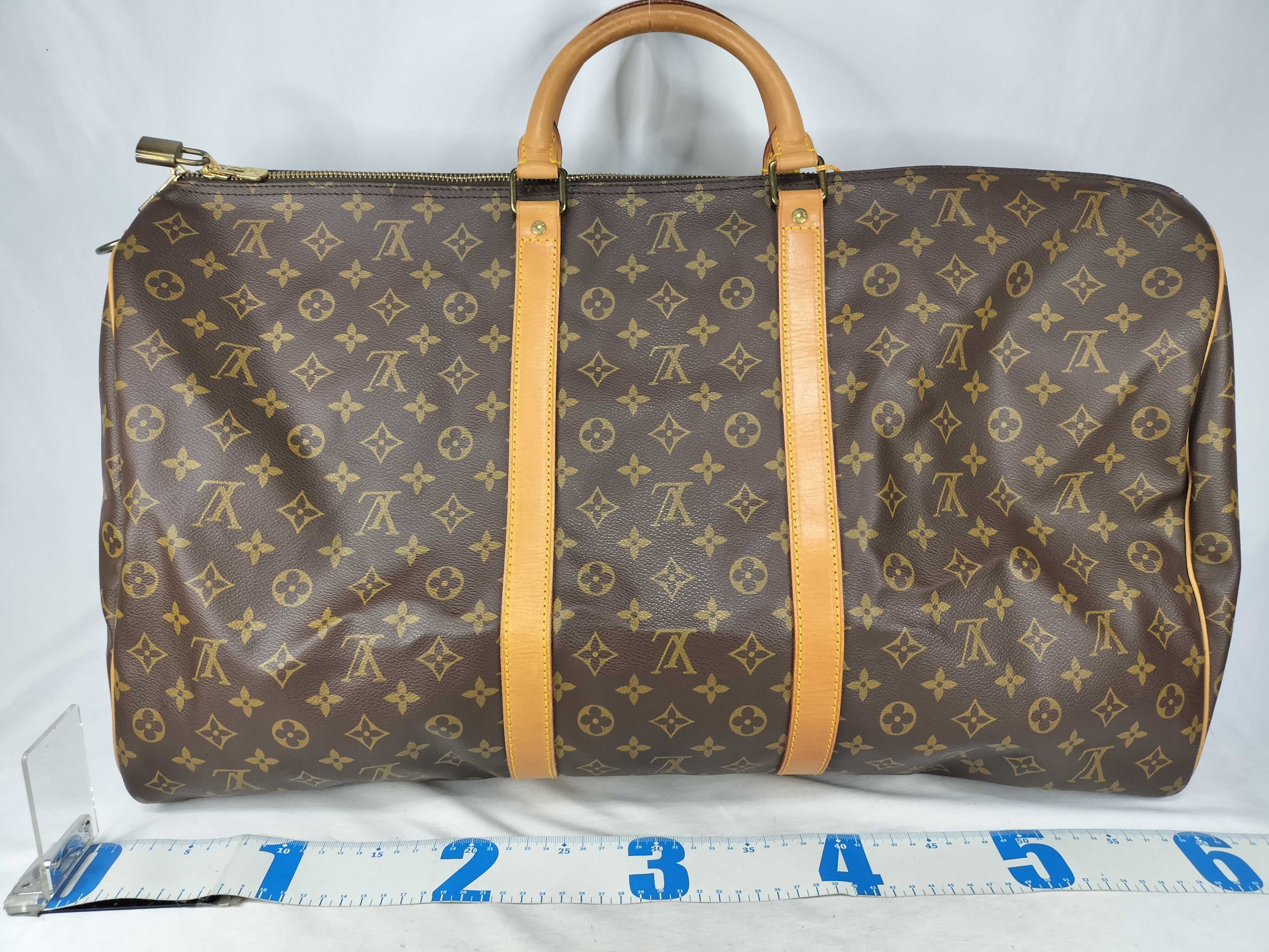 Monogram Keepall 60 Bandoulière Boston Bag — view 2