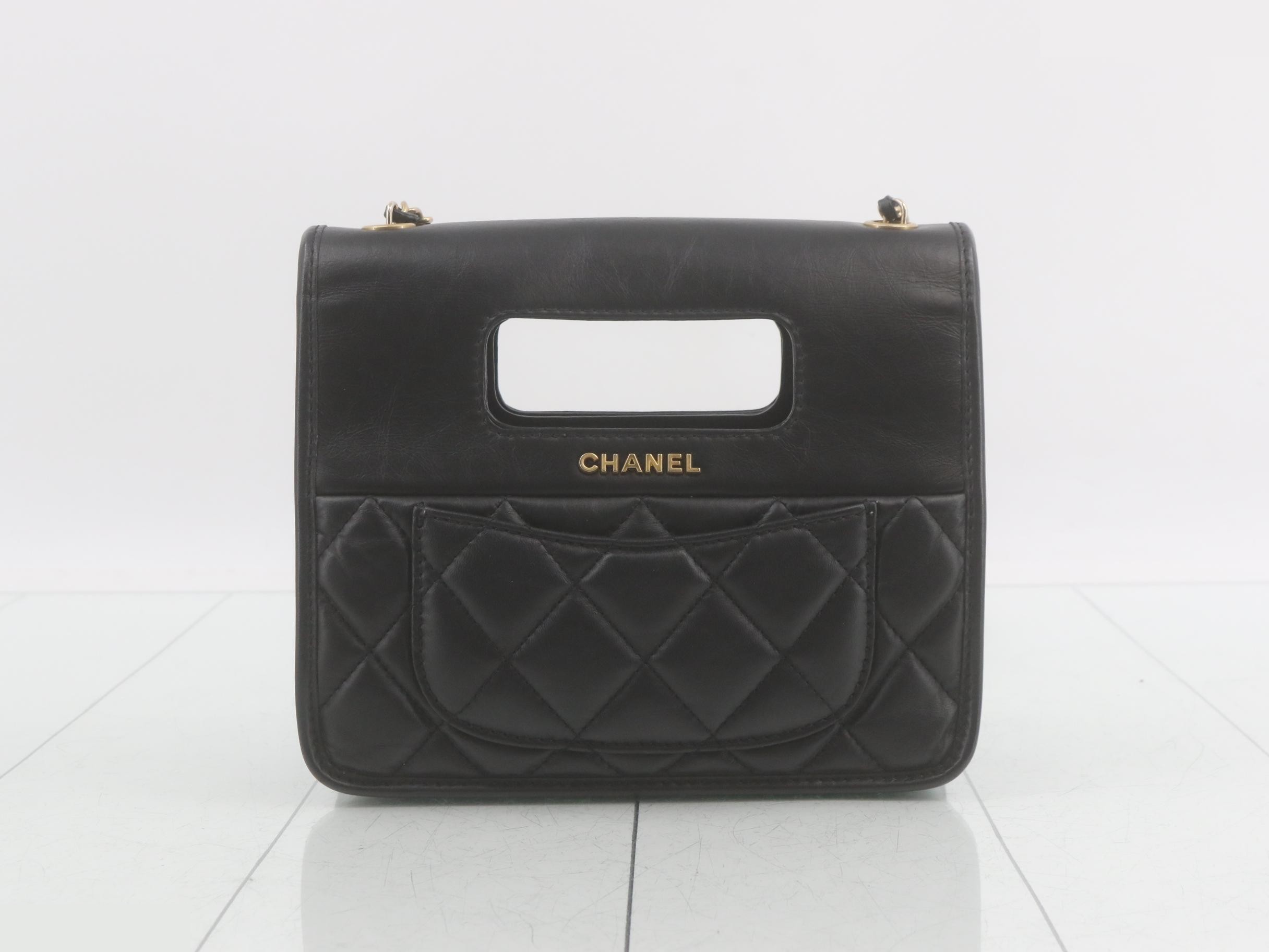2-way lambskin shoulder bag — view 2