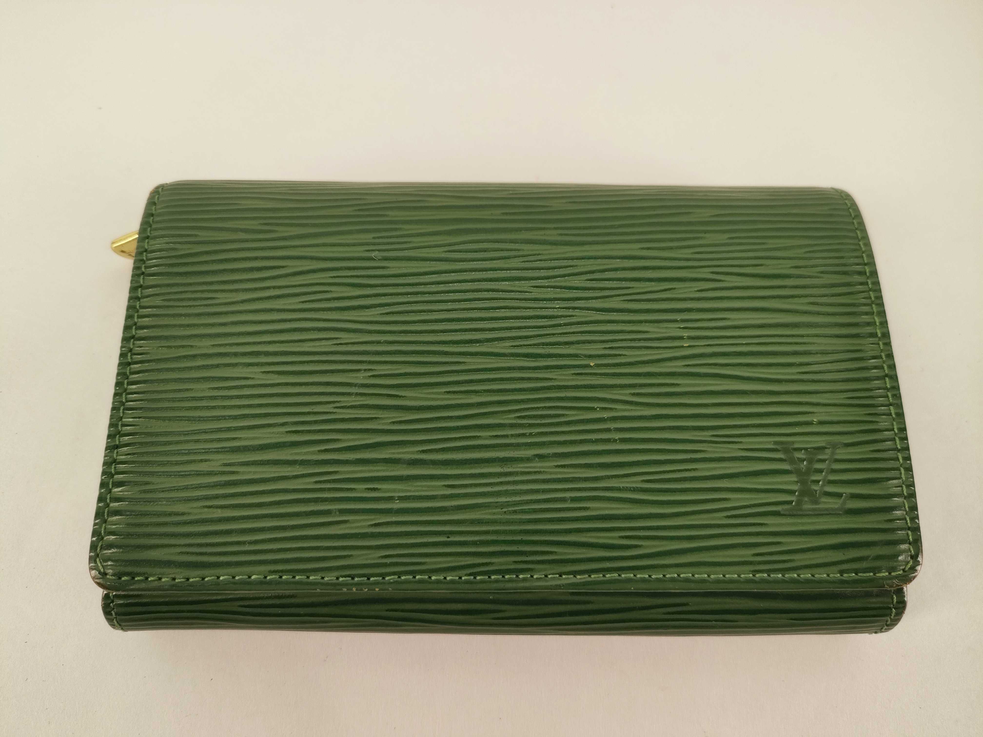 Epi Leather Green Wallet