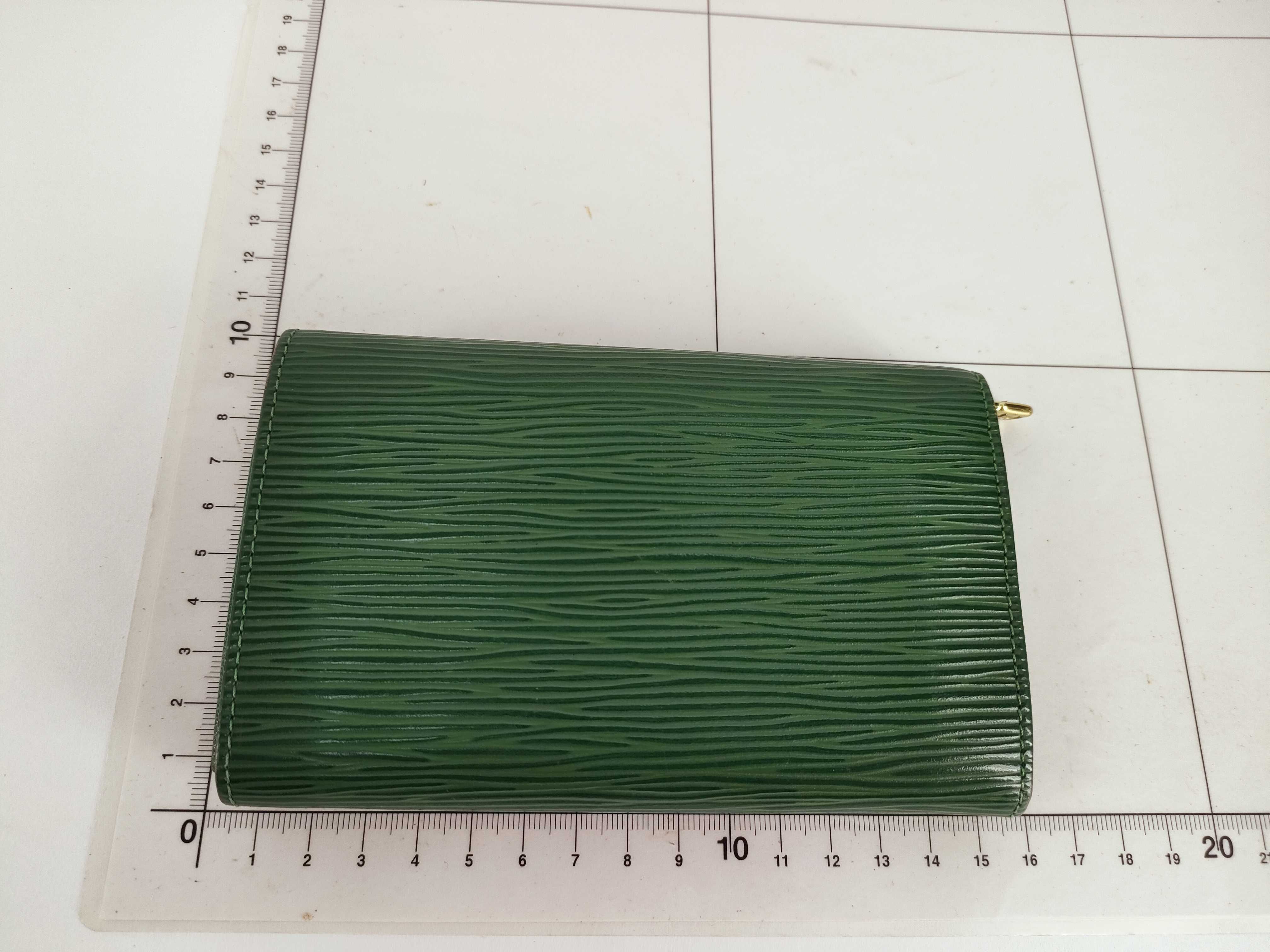 Epi Leather Green Wallet — view 2