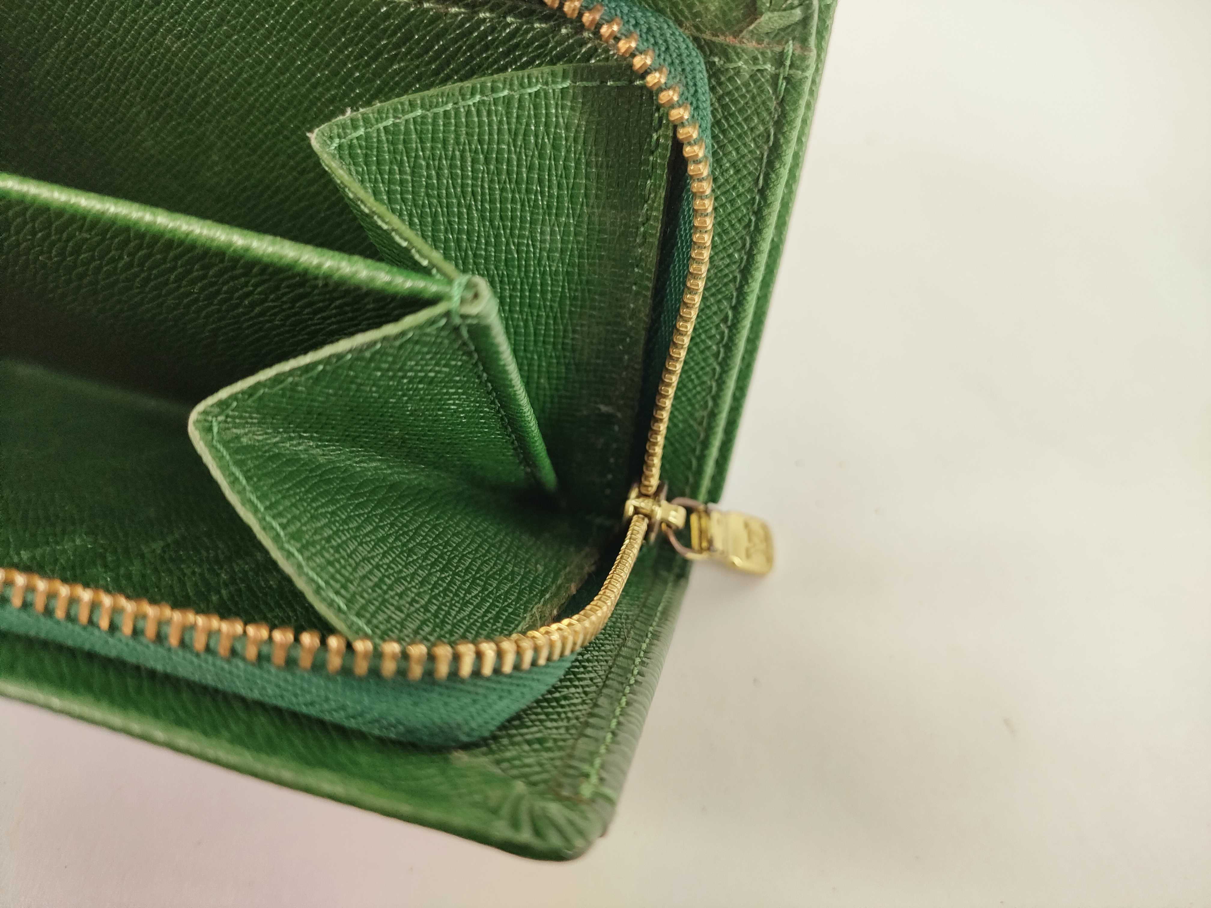 Epi Leather Green Wallet — view 12