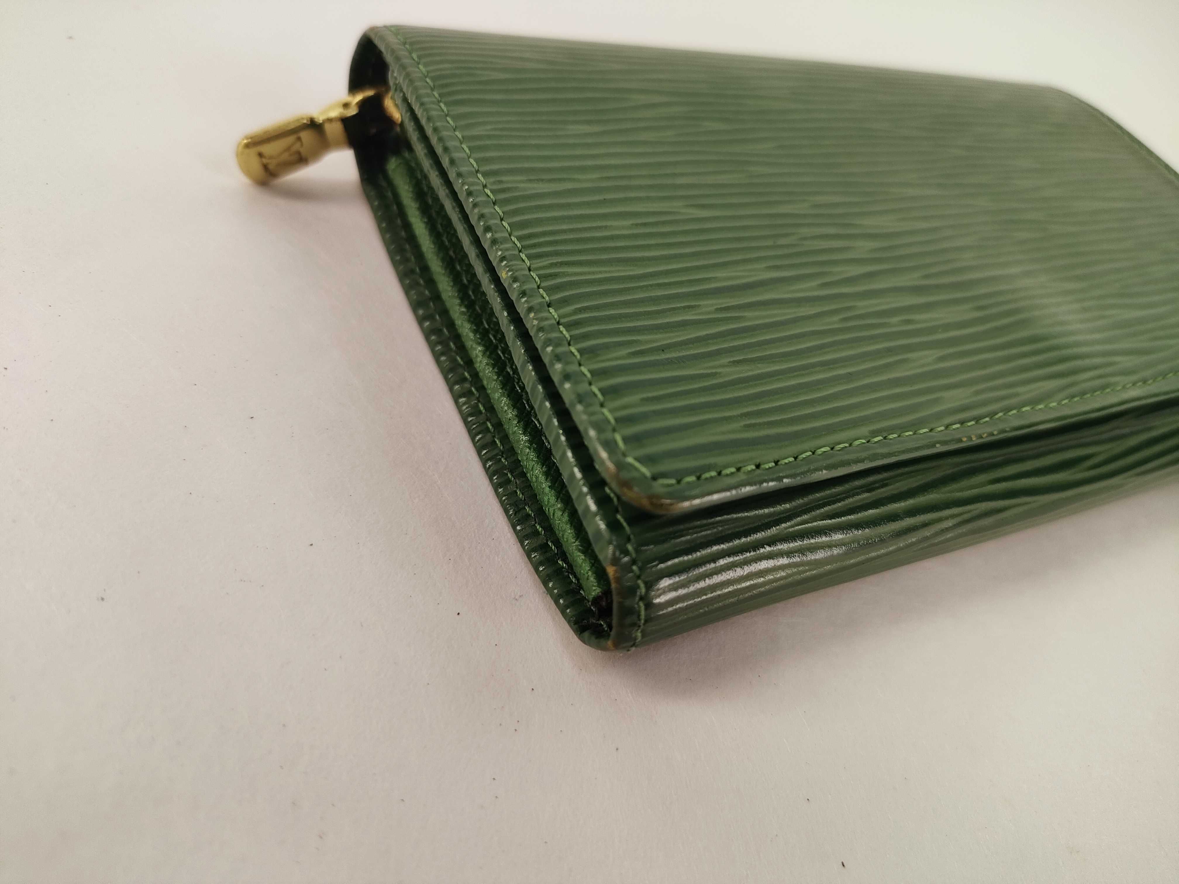 Epi Leather Green Wallet — view 3