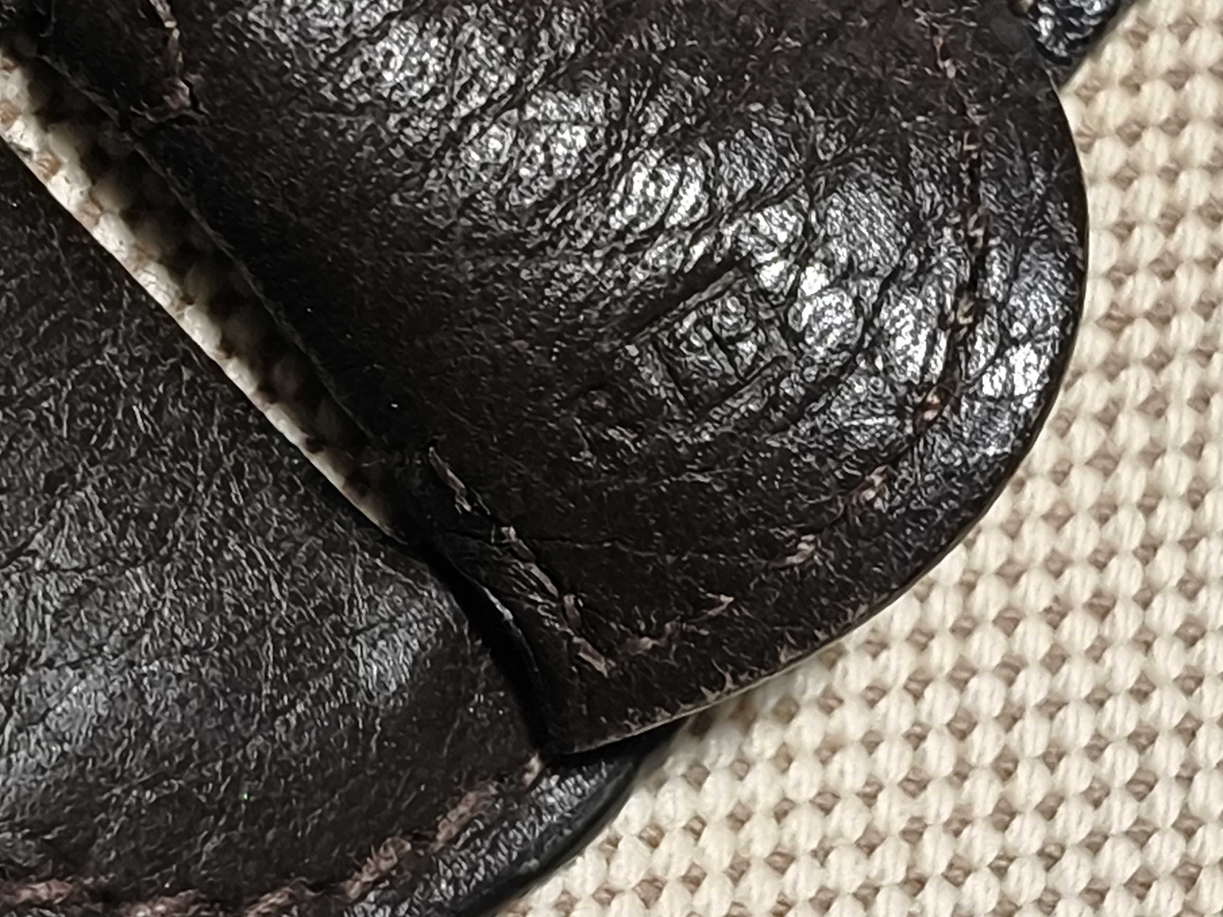 Evelyne Hermes Evelyne II 33 GM Toile H x Taurillon Clemence Brown Silver Hardware I: 2005 Shoulder Bag — view 12
