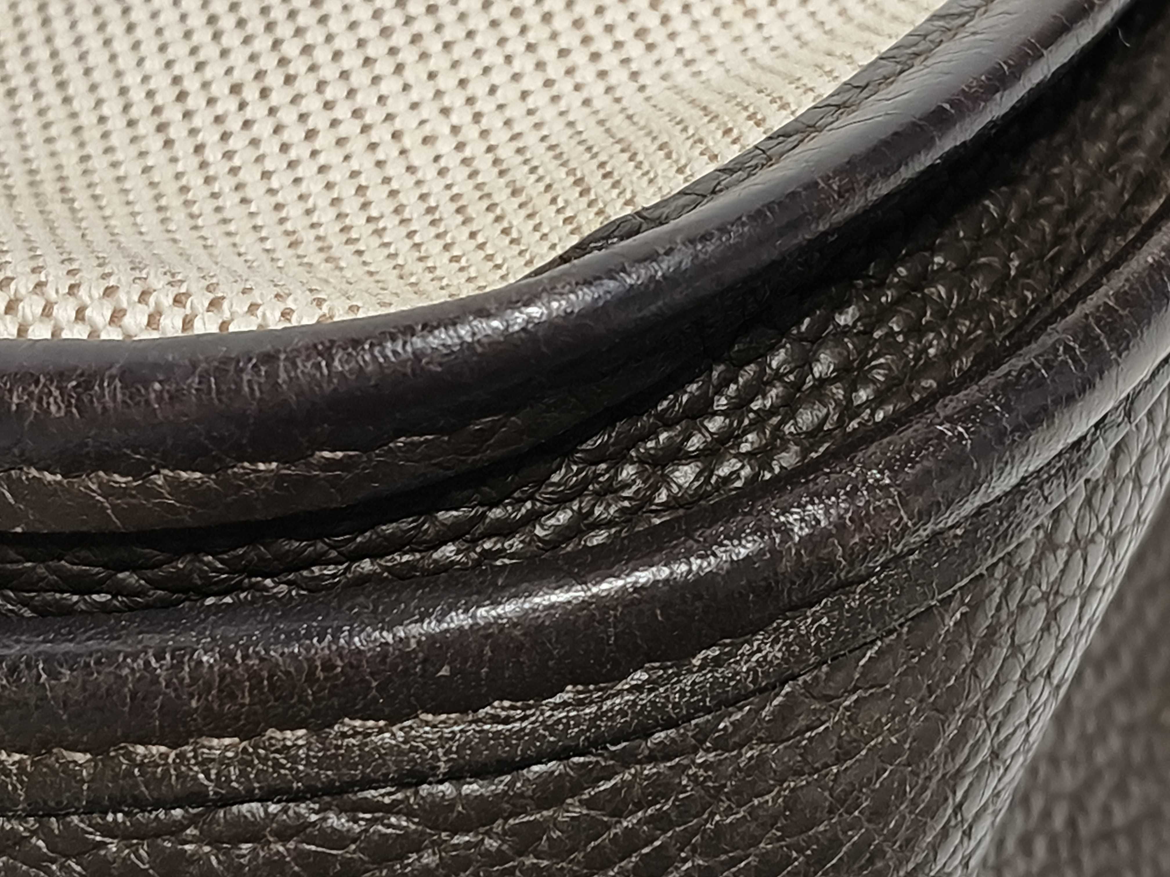 Evelyne Hermes Evelyne II 33 GM Toile H x Taurillon Clemence Brown Silver Hardware I: 2005 Shoulder Bag — view 6