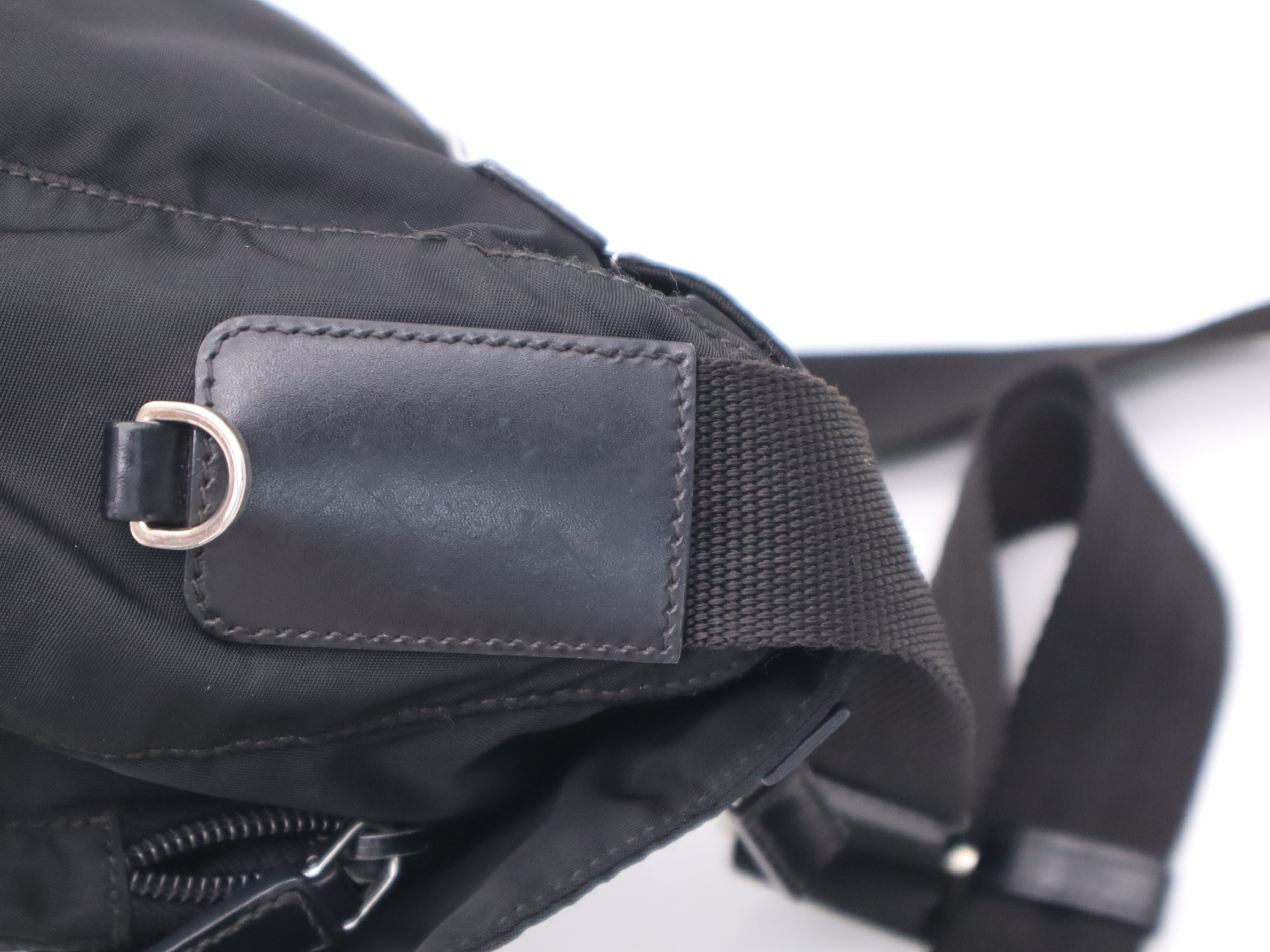 BT8994 Tessuto Black Shoulder Bag with Dust Bag and Guarantee Card — view 7