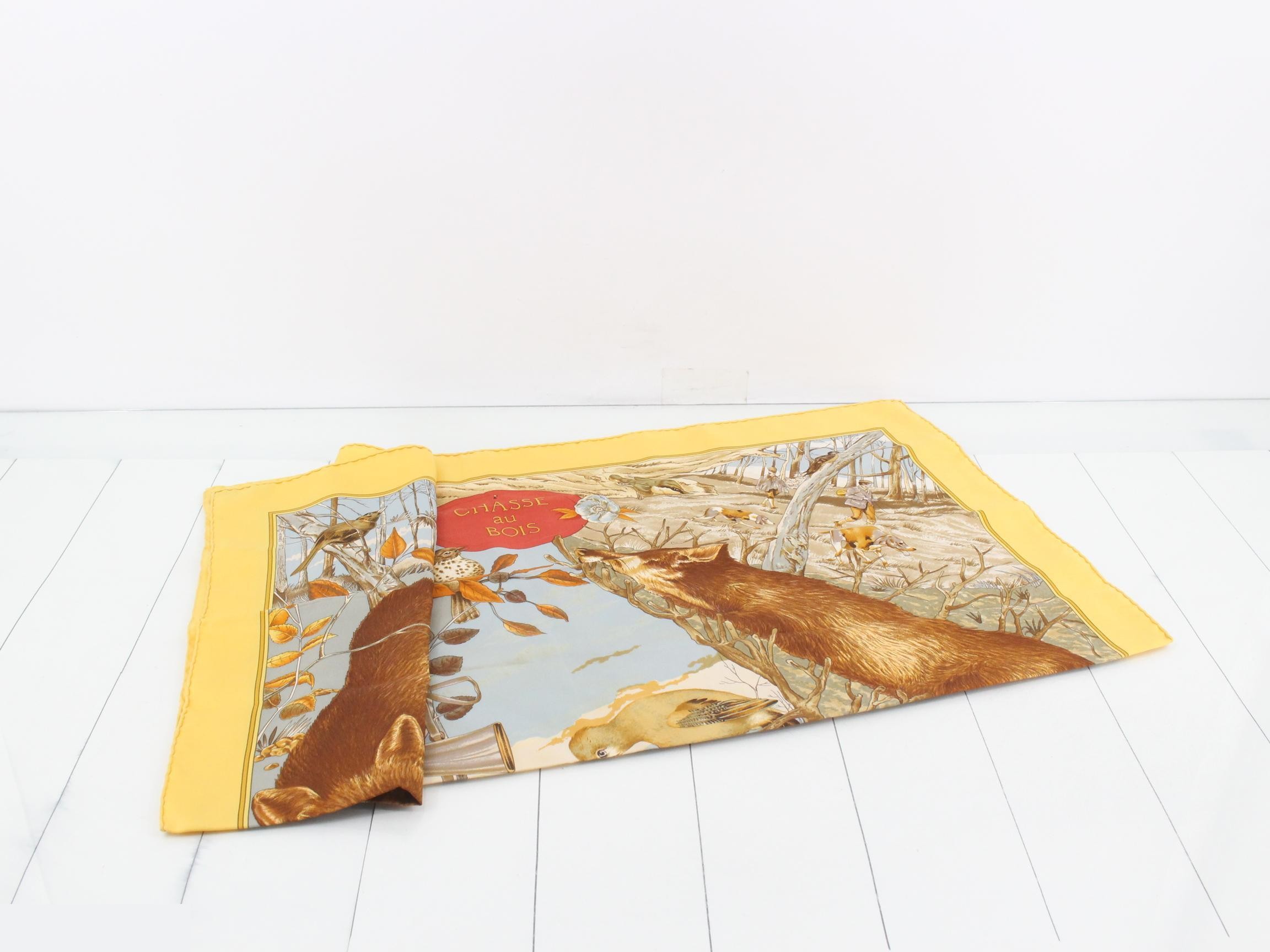 Carré 90 Forest Hunting Silk Scarf — view 3
