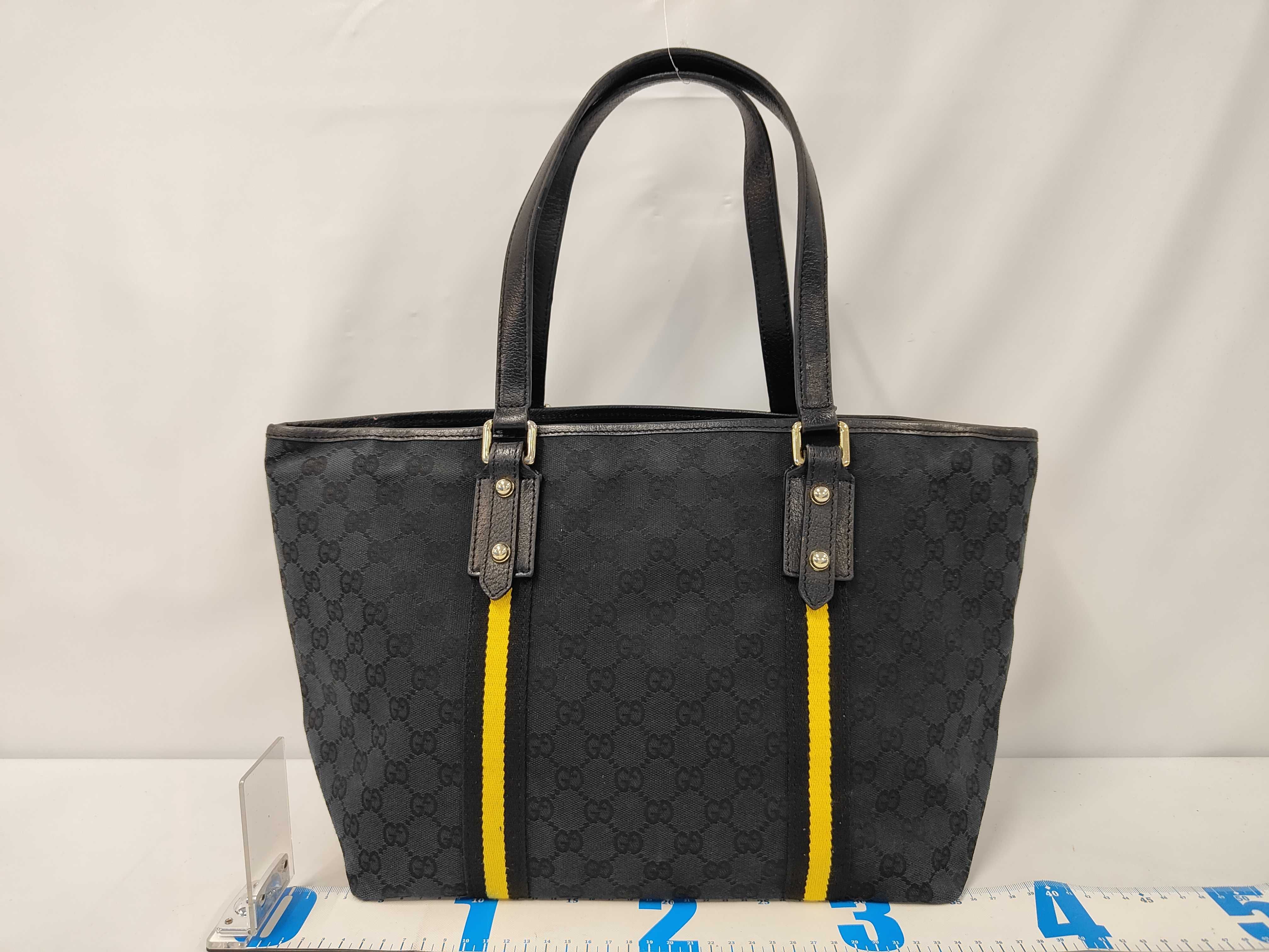 GG Sherry Canvas Handbag Tote Bag — view 2
