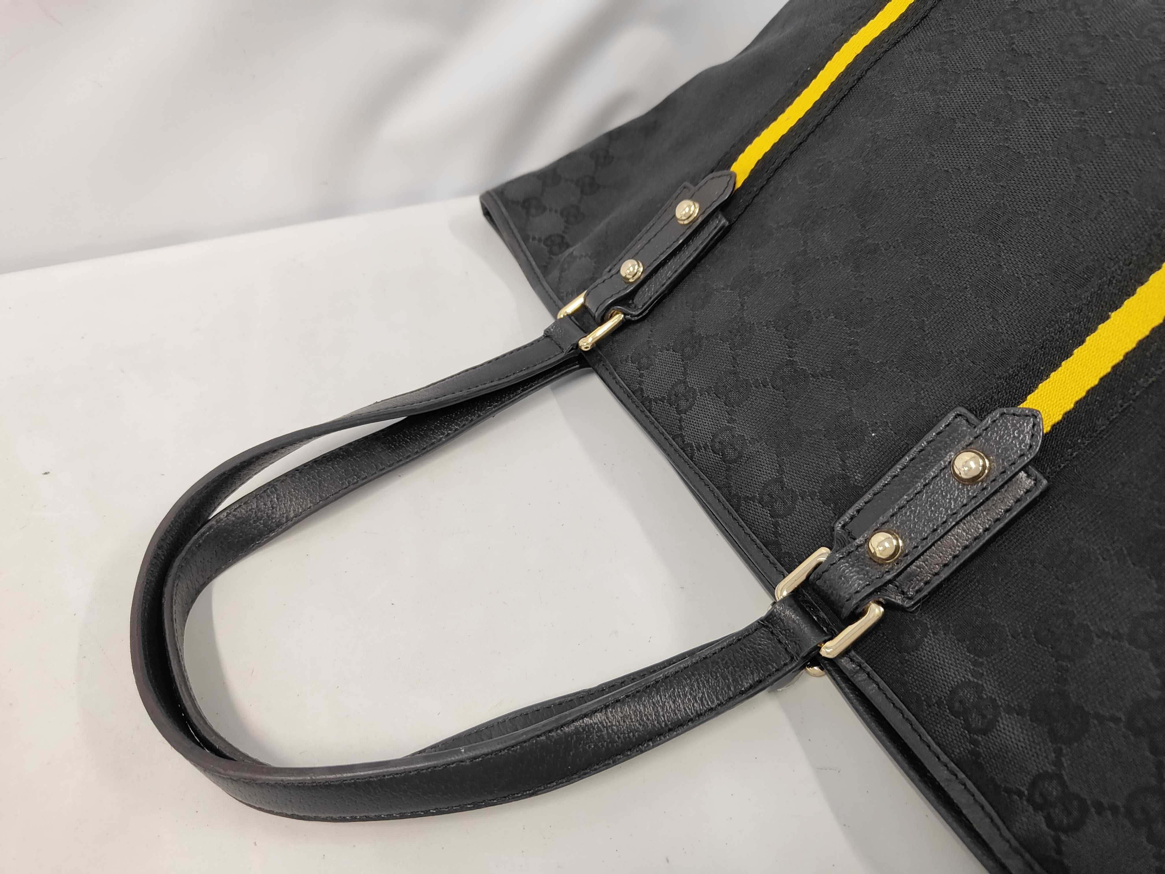 GG Sherry Canvas Handbag Tote Bag — view 5