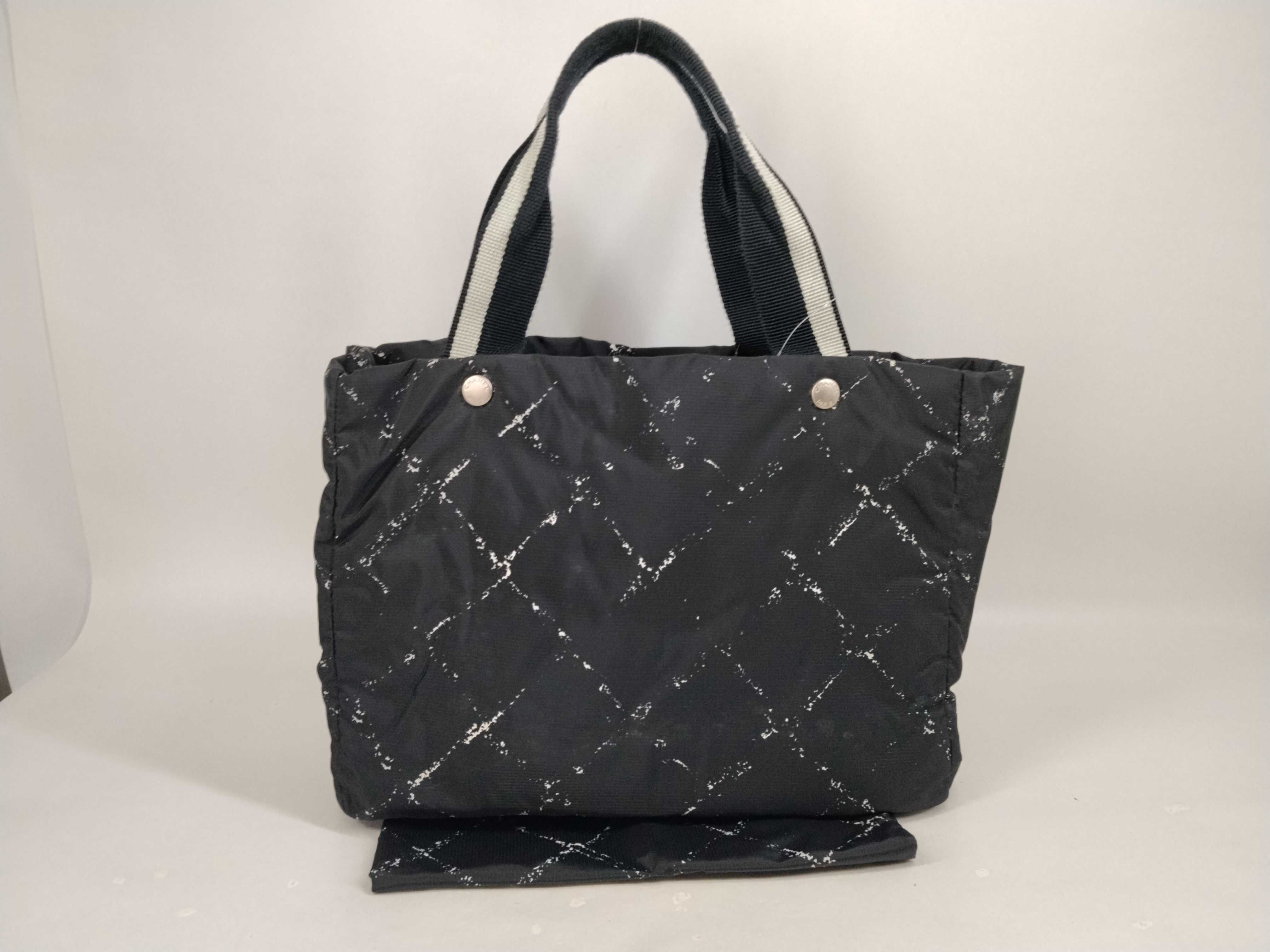 Old Travel Line Nylon Tote Bag