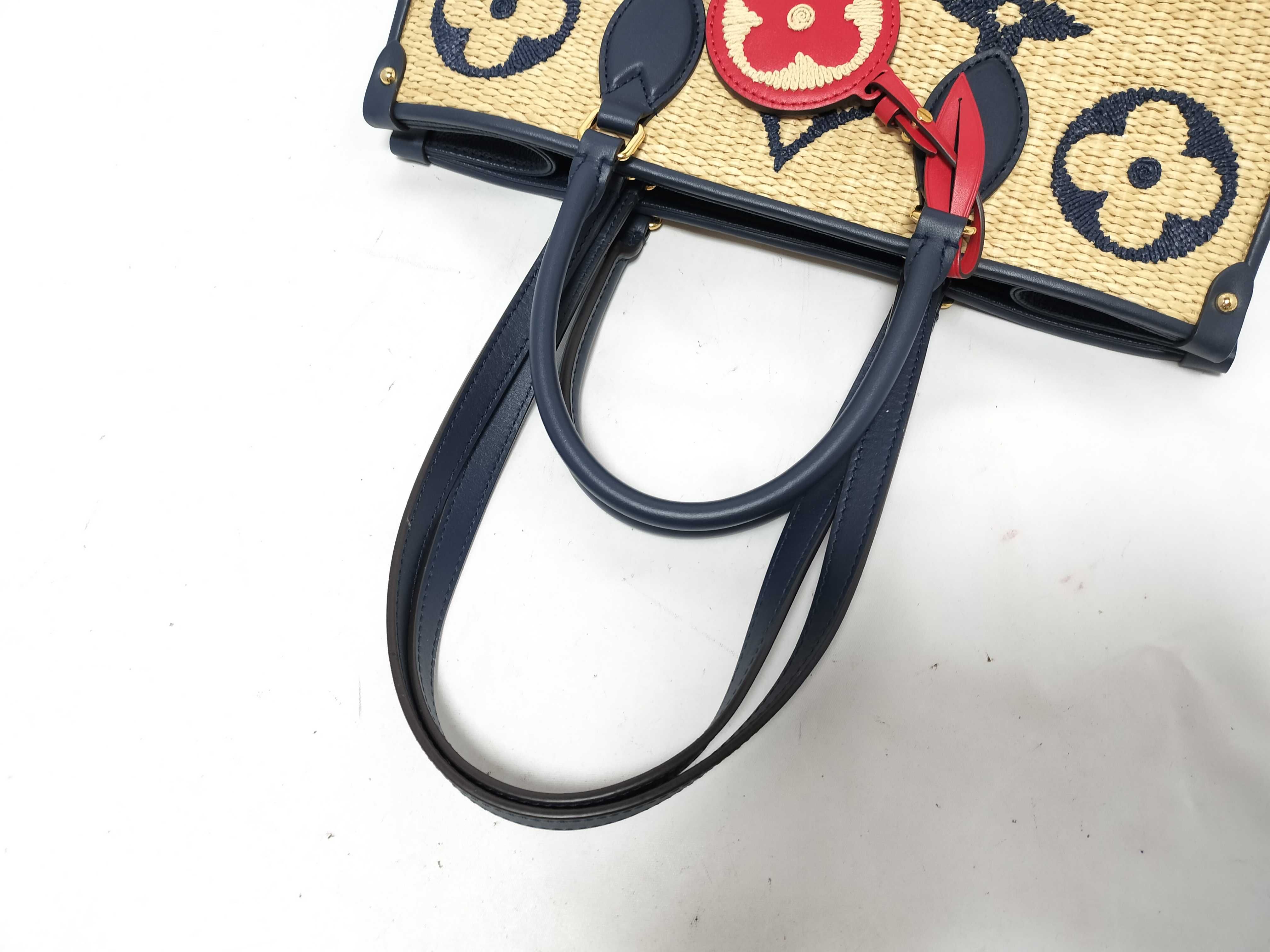 LV Monogram OnTheGo Raffia-like Textile M57723 FOID Confirmed Handbag — view 3