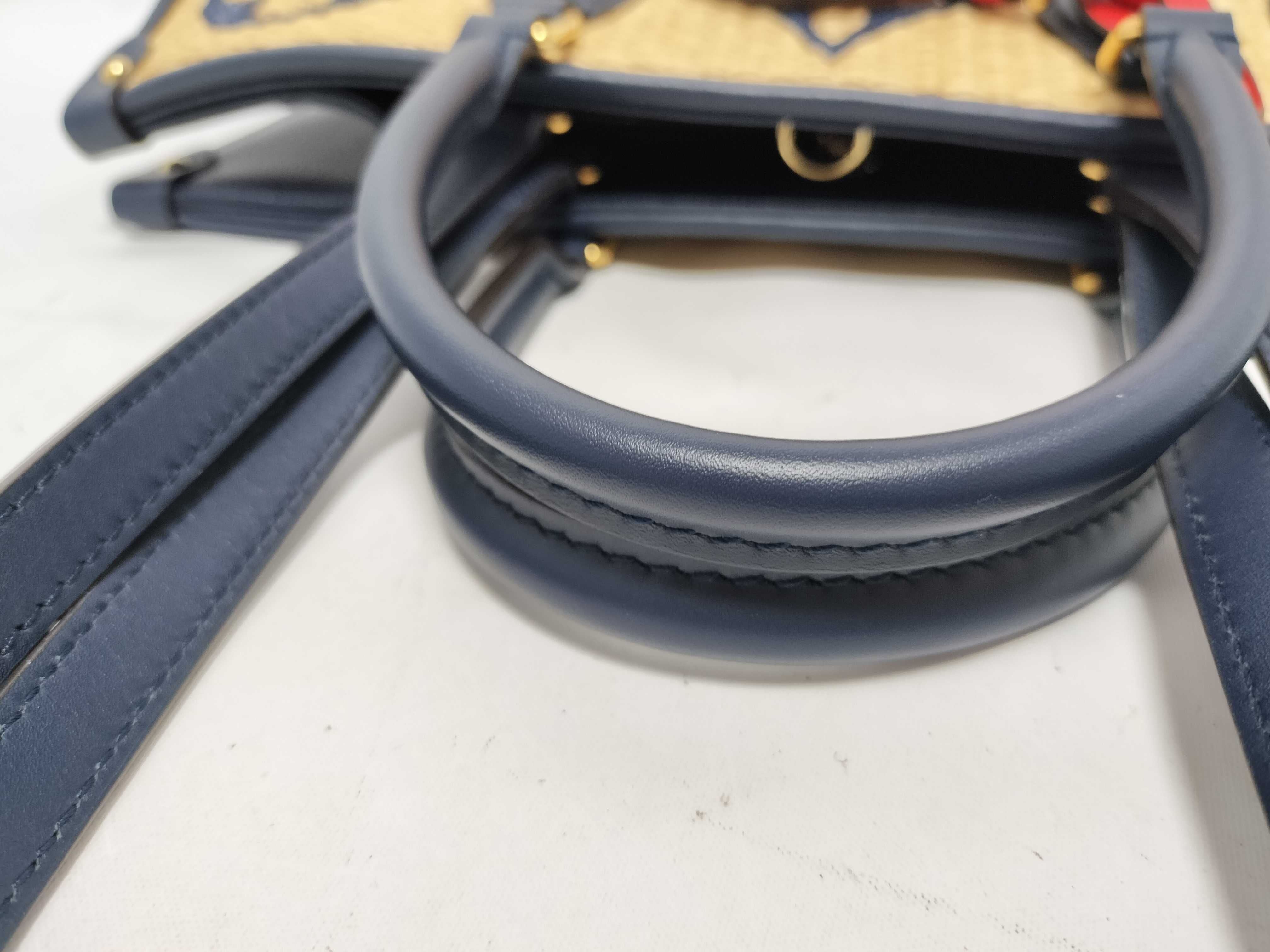 LV Monogram OnTheGo Raffia-like Textile M57723 FOID Confirmed Handbag — view 4
