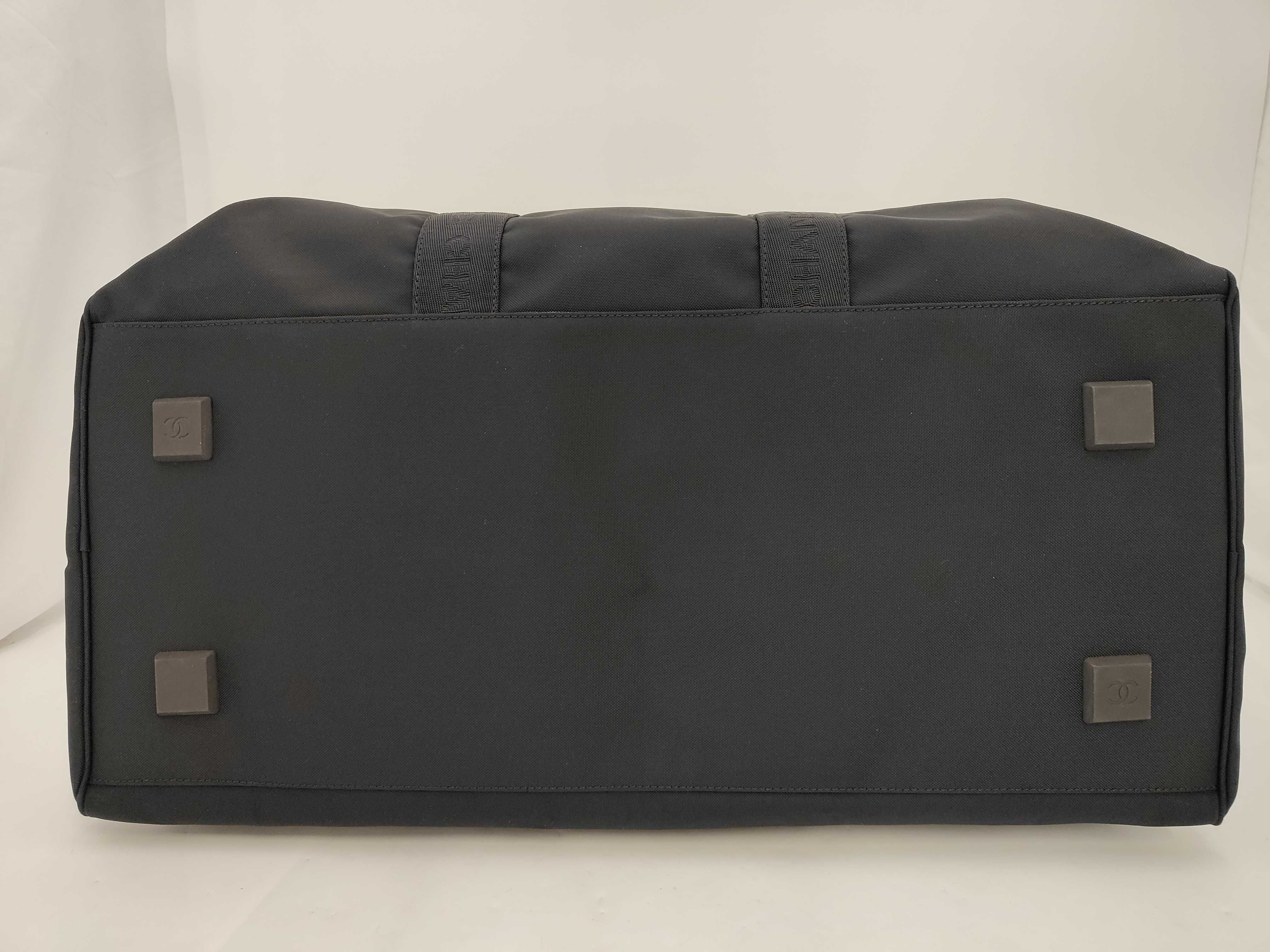 Sport Line Boston Bag, Coco Mark, Canvas, Black, Series 7 — view 7