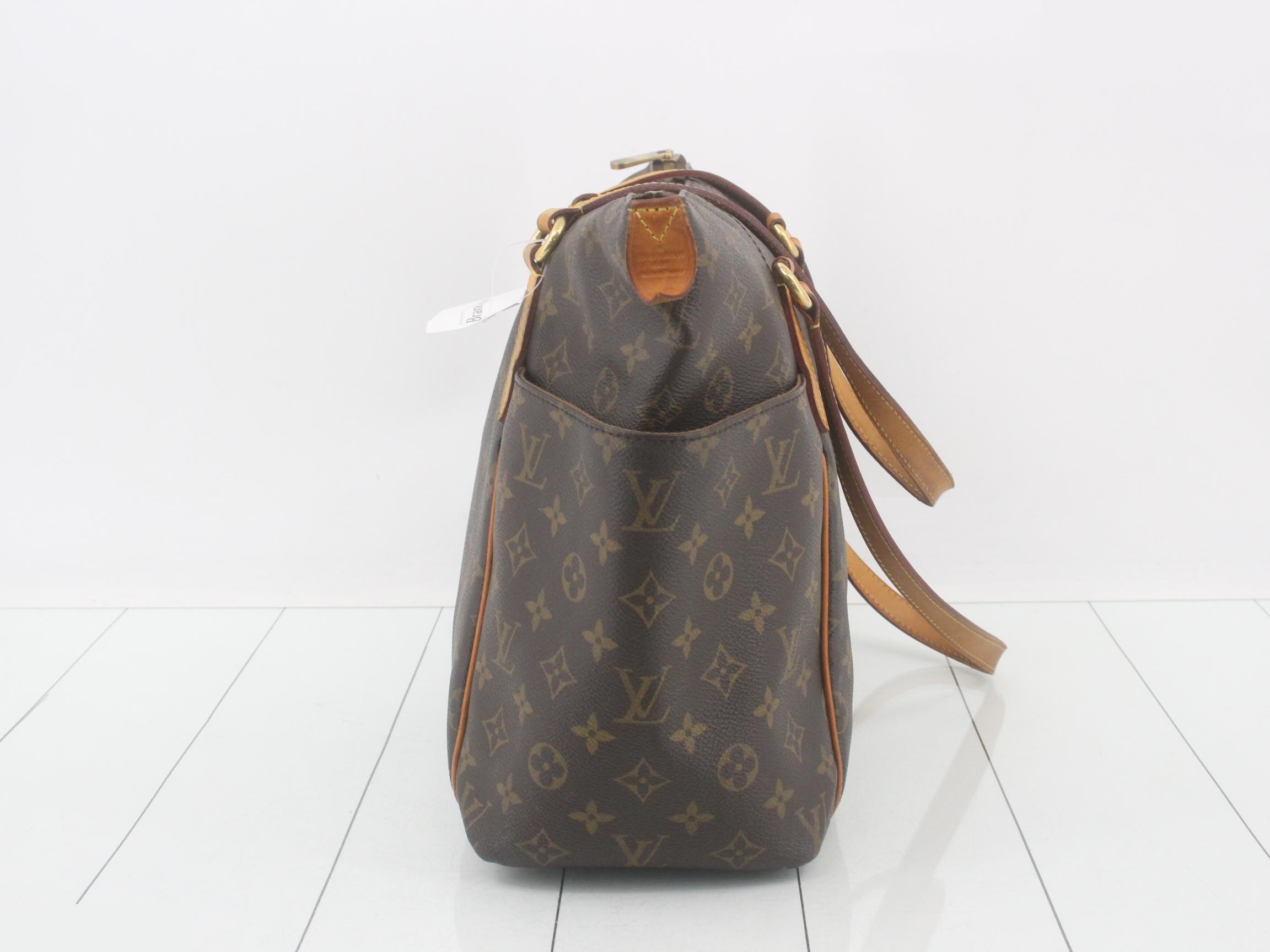 Totally Monogram Brown Tote Bag — view 3