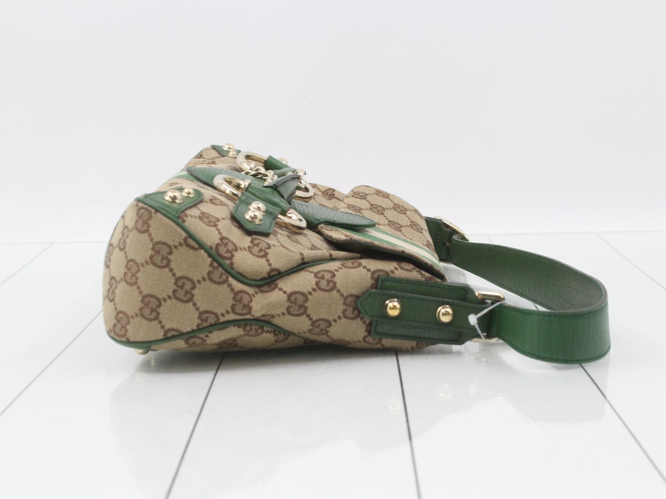 GG Canvas Horsebit 1955 One-Shoulder Bag — view 3