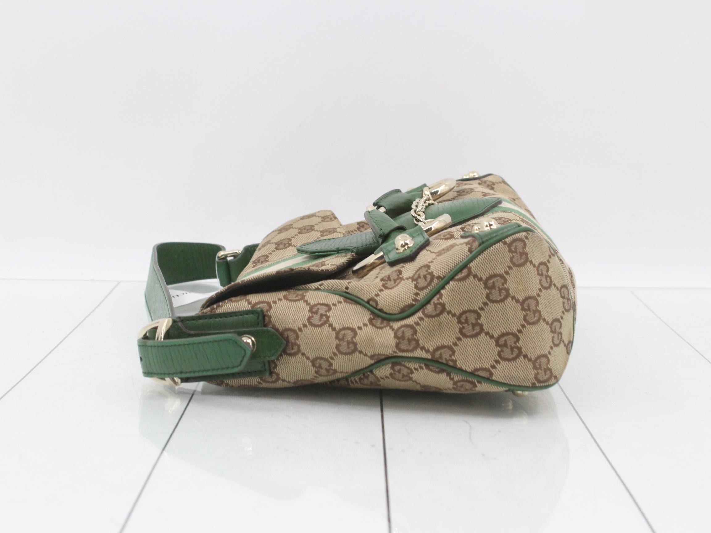 GG Canvas Horsebit 1955 One-Shoulder Bag — view 4