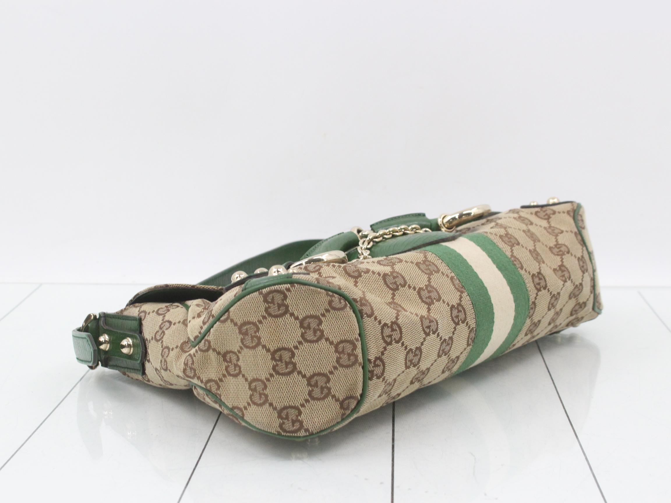 GG Canvas Horsebit 1955 One-Shoulder Bag — view 5