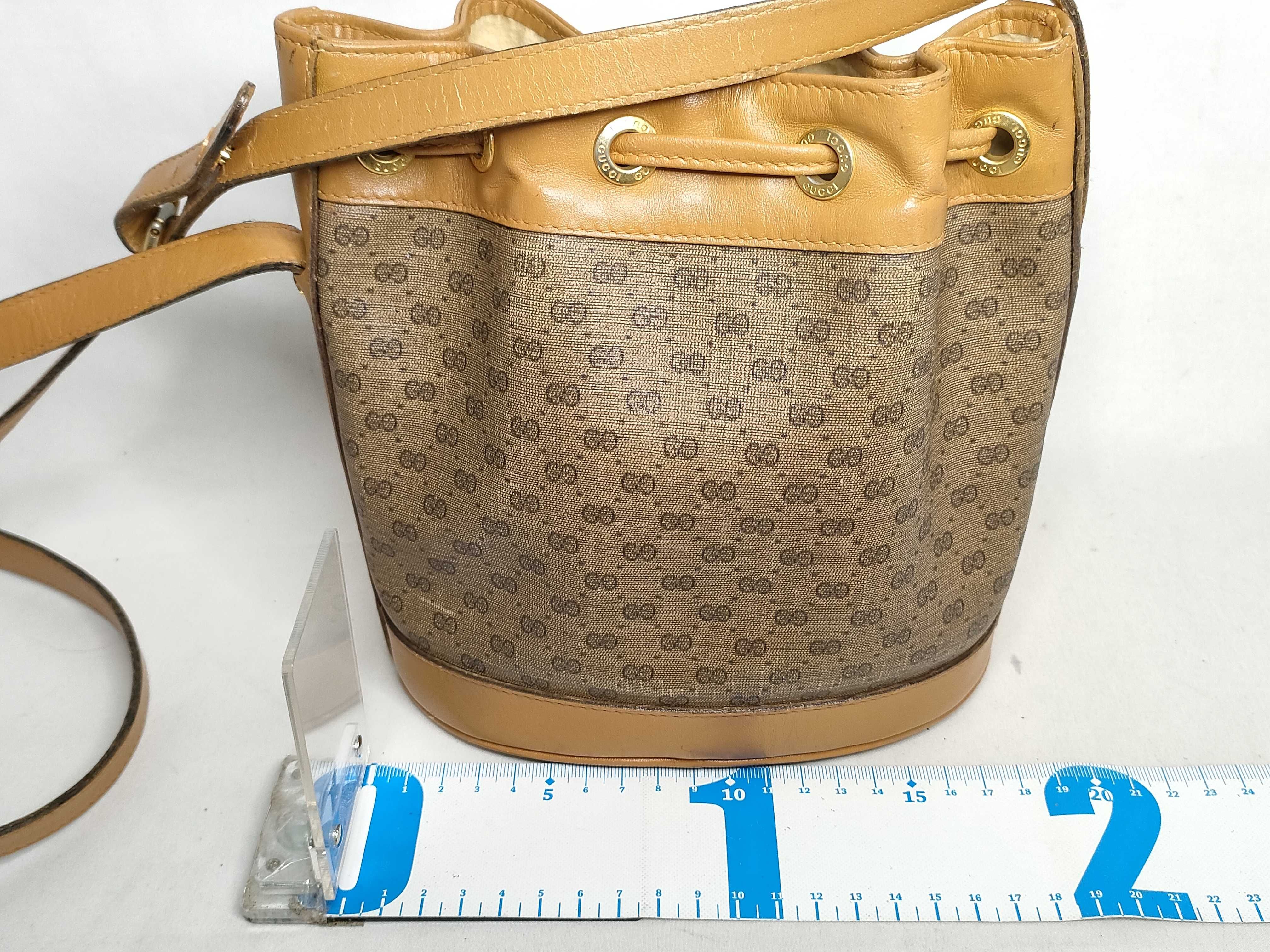 GG 007 14 0071 Micro GG Shoulder Bag PVC Leather Brown Shoulder Bag — view 2