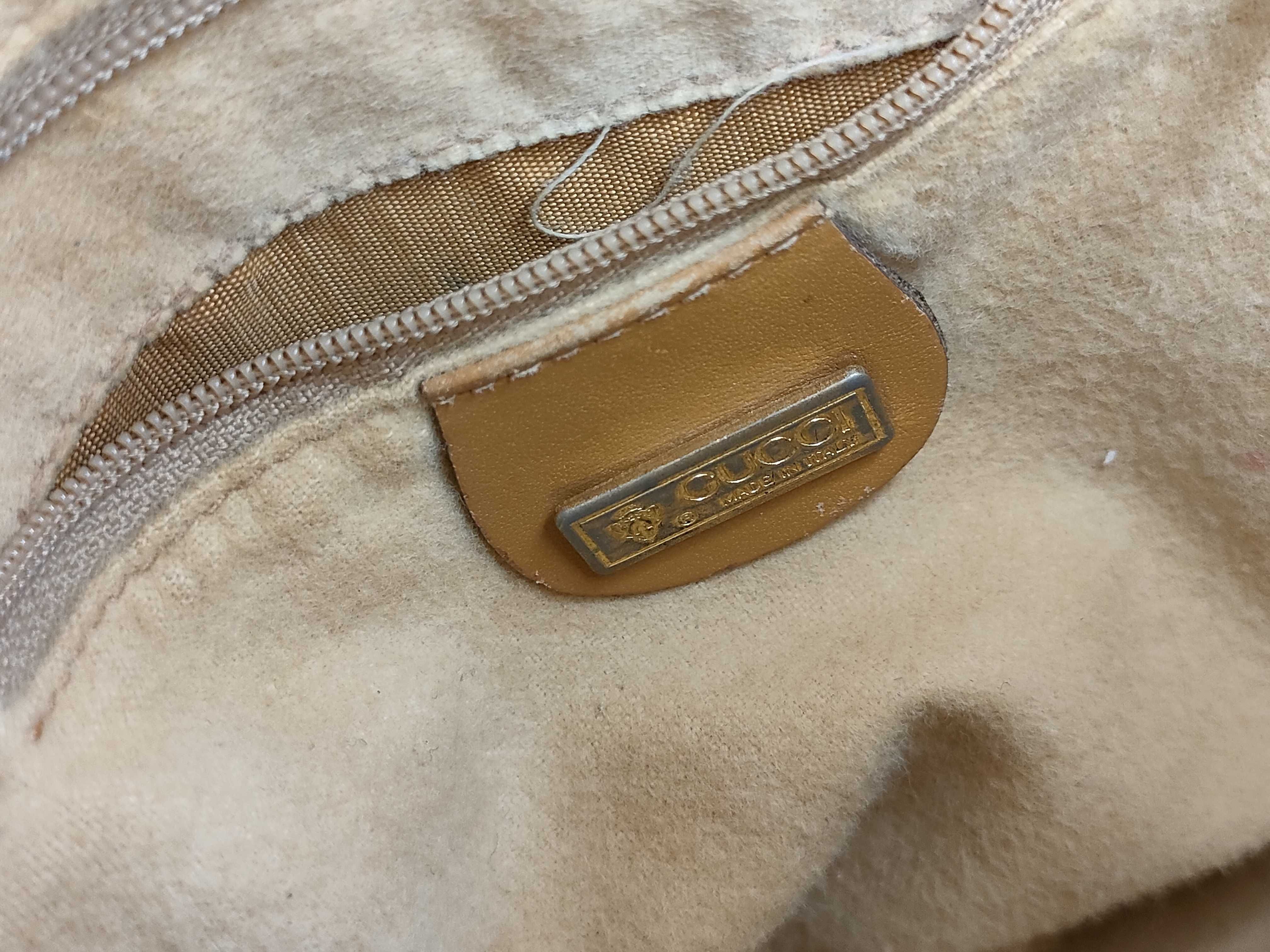 GG 007 14 0071 Micro GG Shoulder Bag PVC Leather Brown Shoulder Bag — view 11