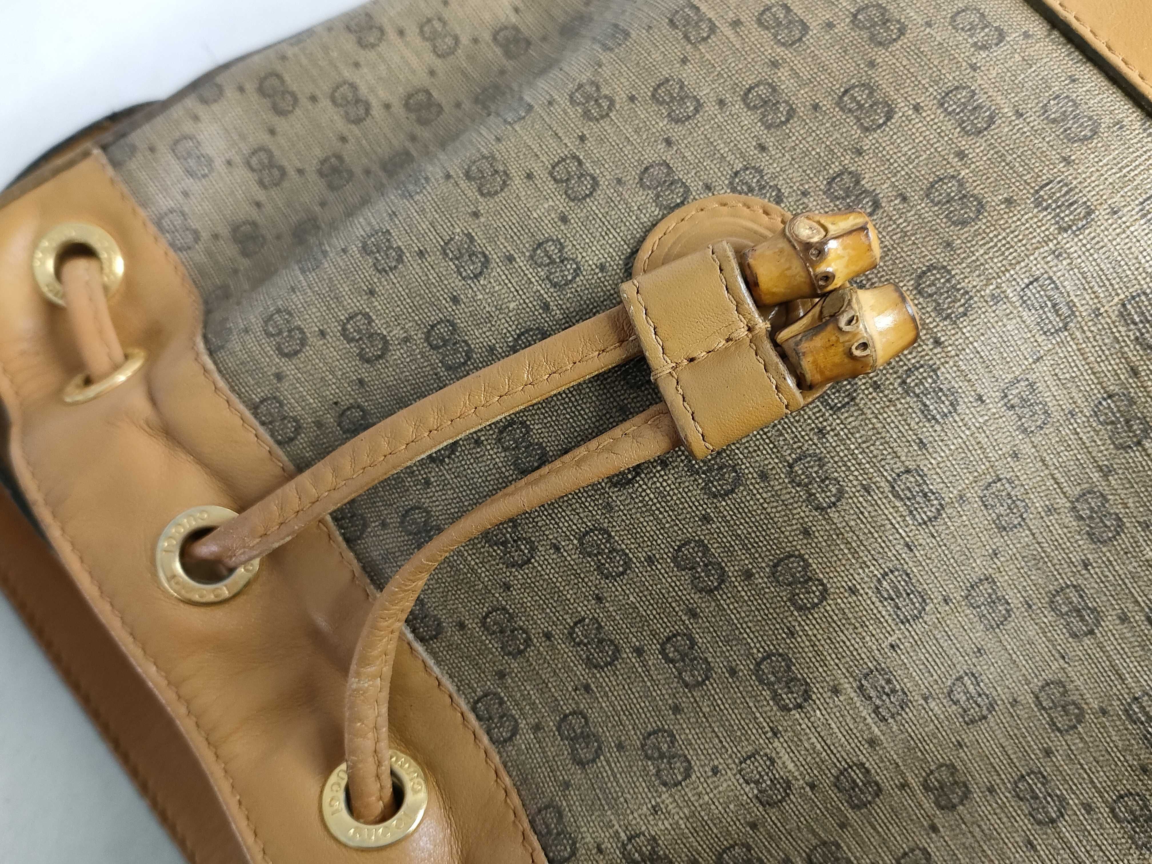 GG 007 14 0071 Micro GG Shoulder Bag PVC Leather Brown Shoulder Bag — view 13