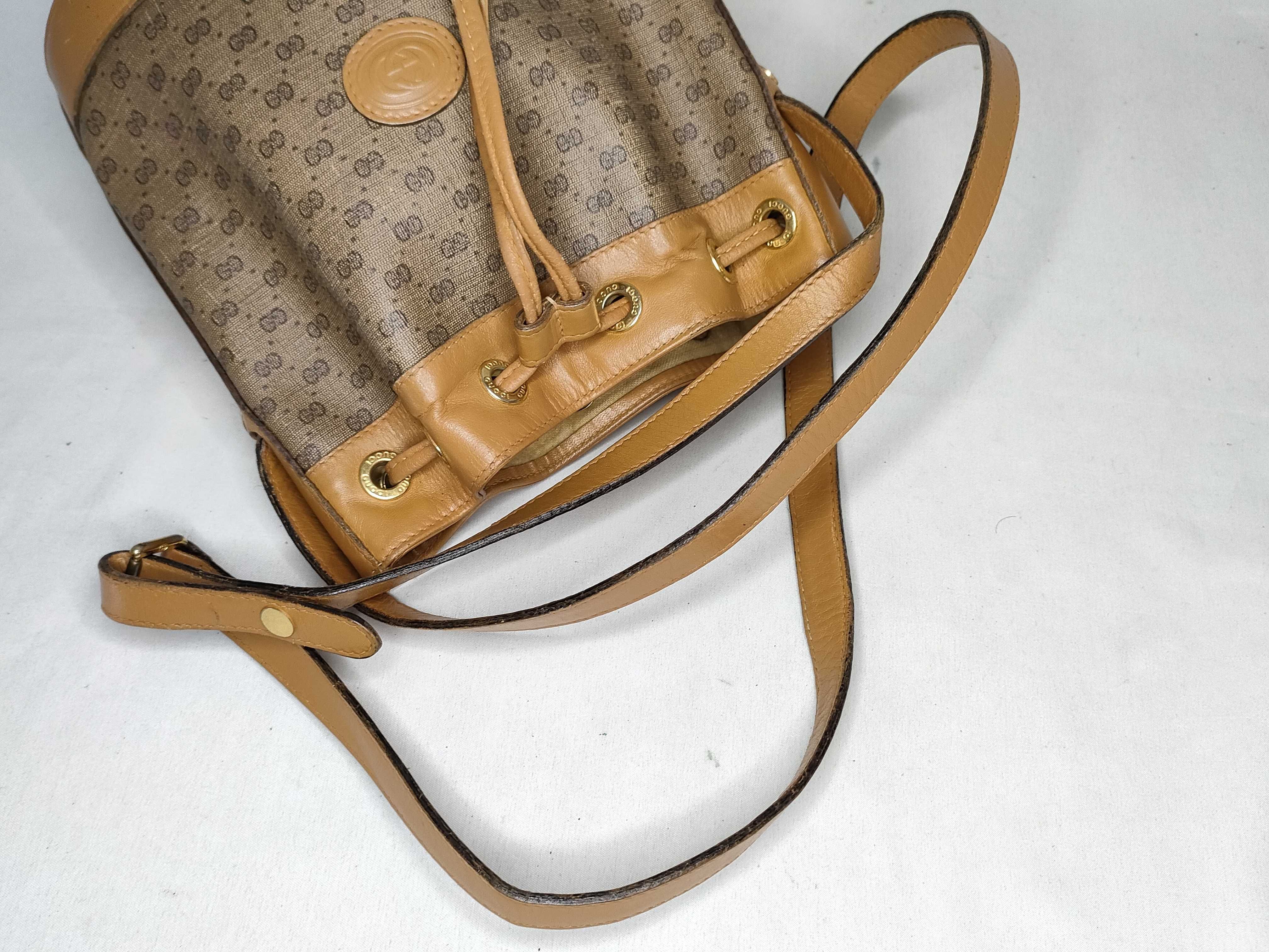 GG 007 14 0071 Micro GG Shoulder Bag PVC Leather Brown Shoulder Bag — view 3