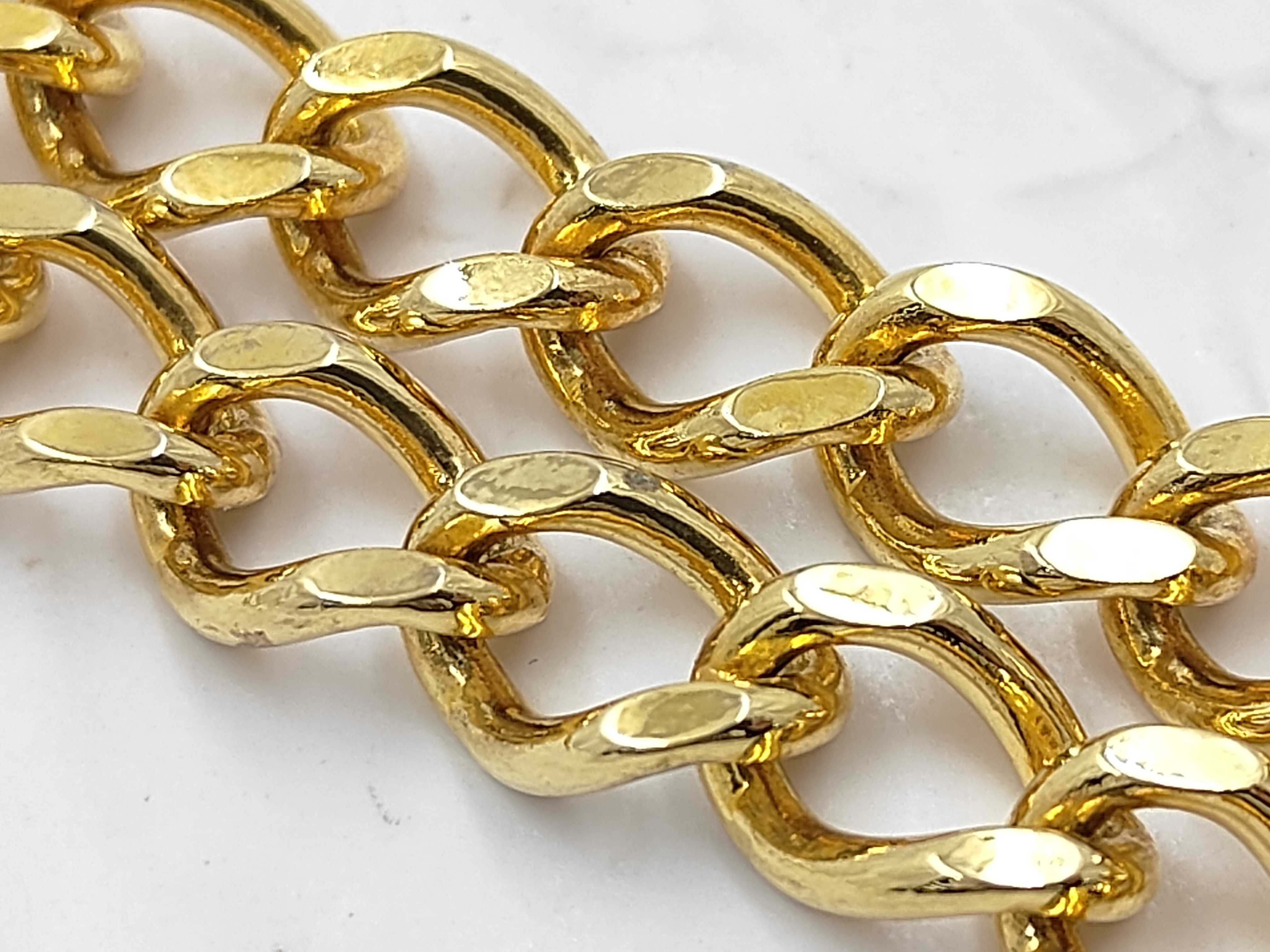 Coin Motif Chain Belt with Engraving — view 9