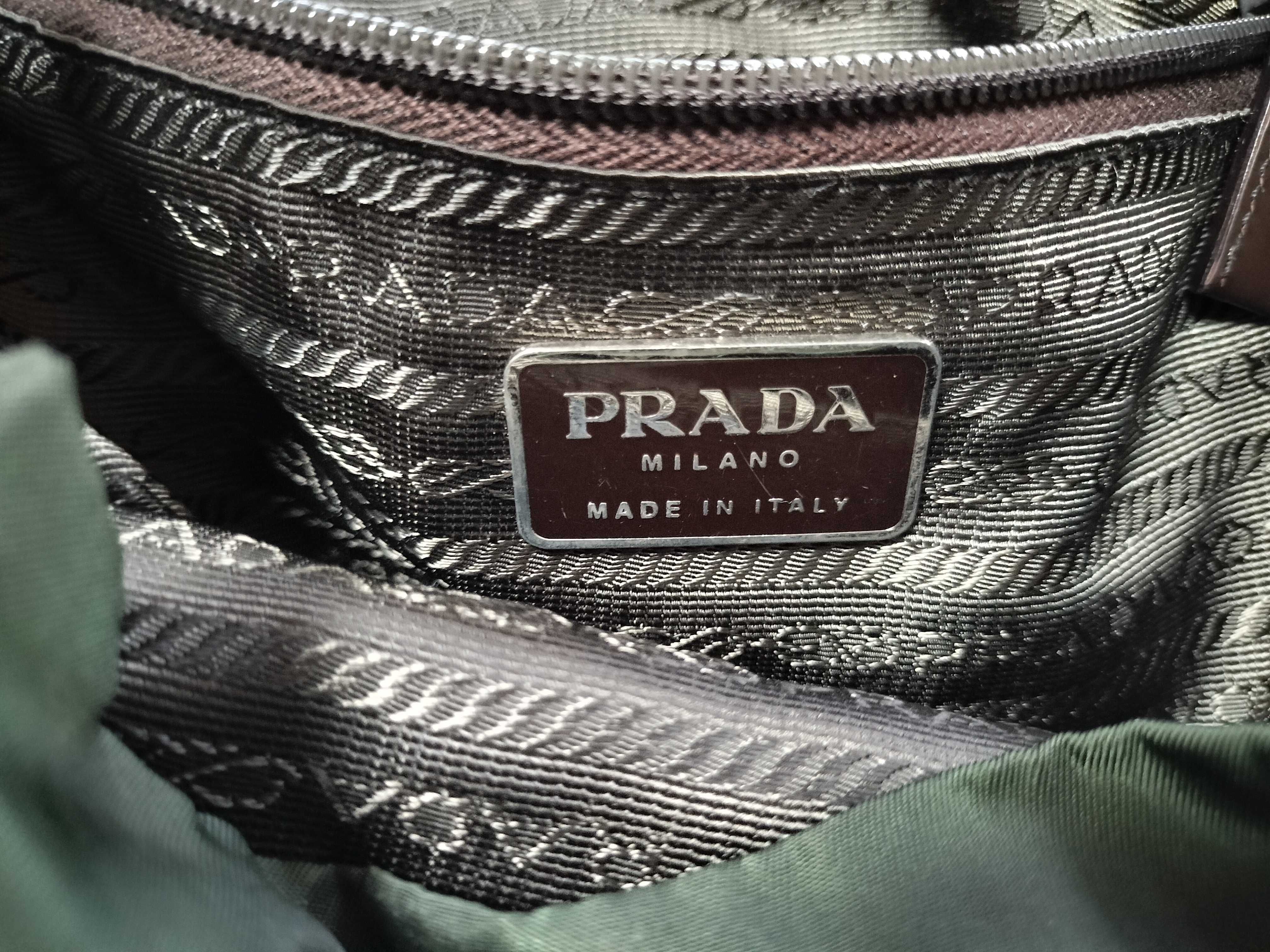Nylon Backpack, Khaki — view 13