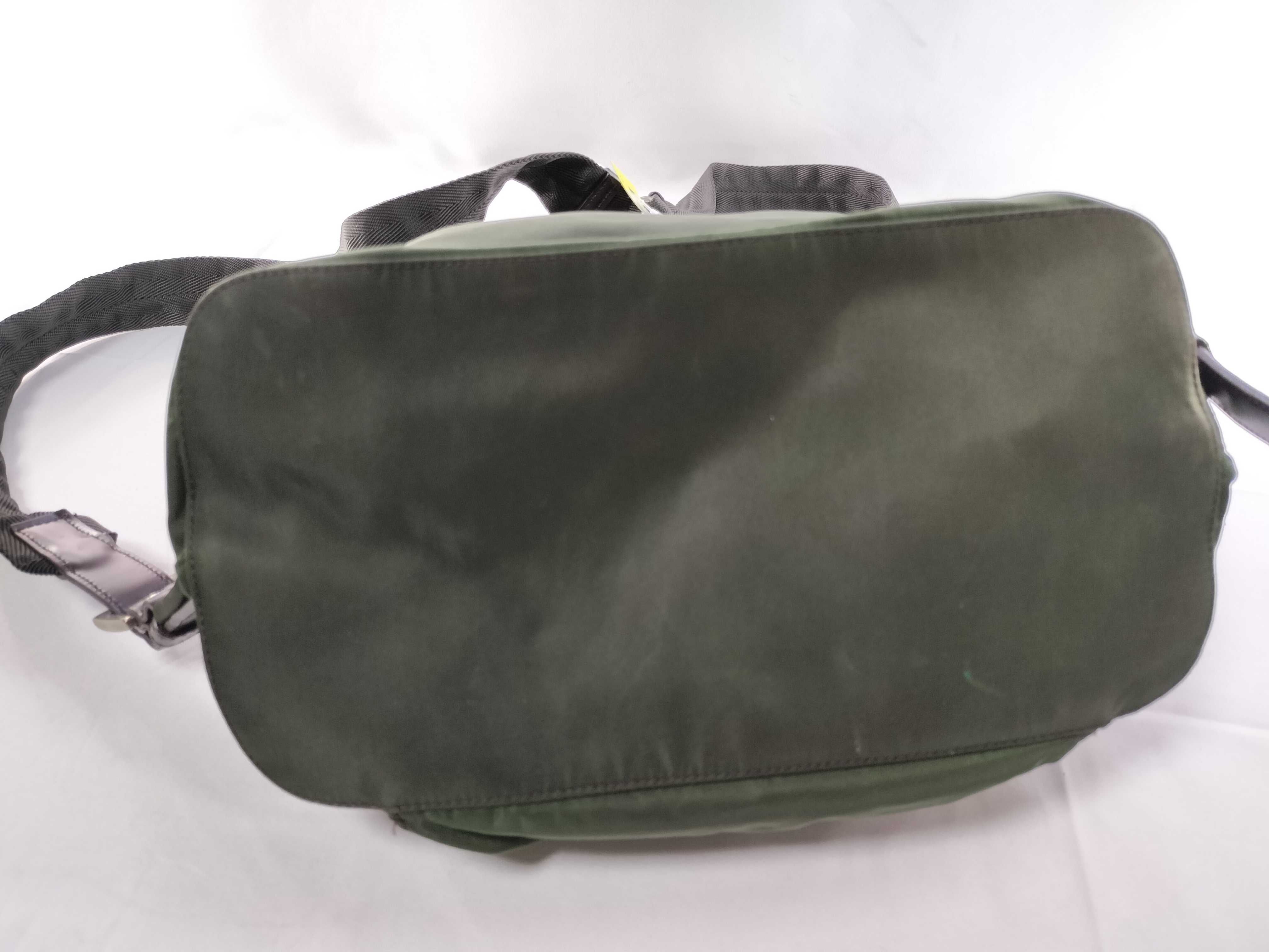 Nylon Backpack, Khaki — view 7