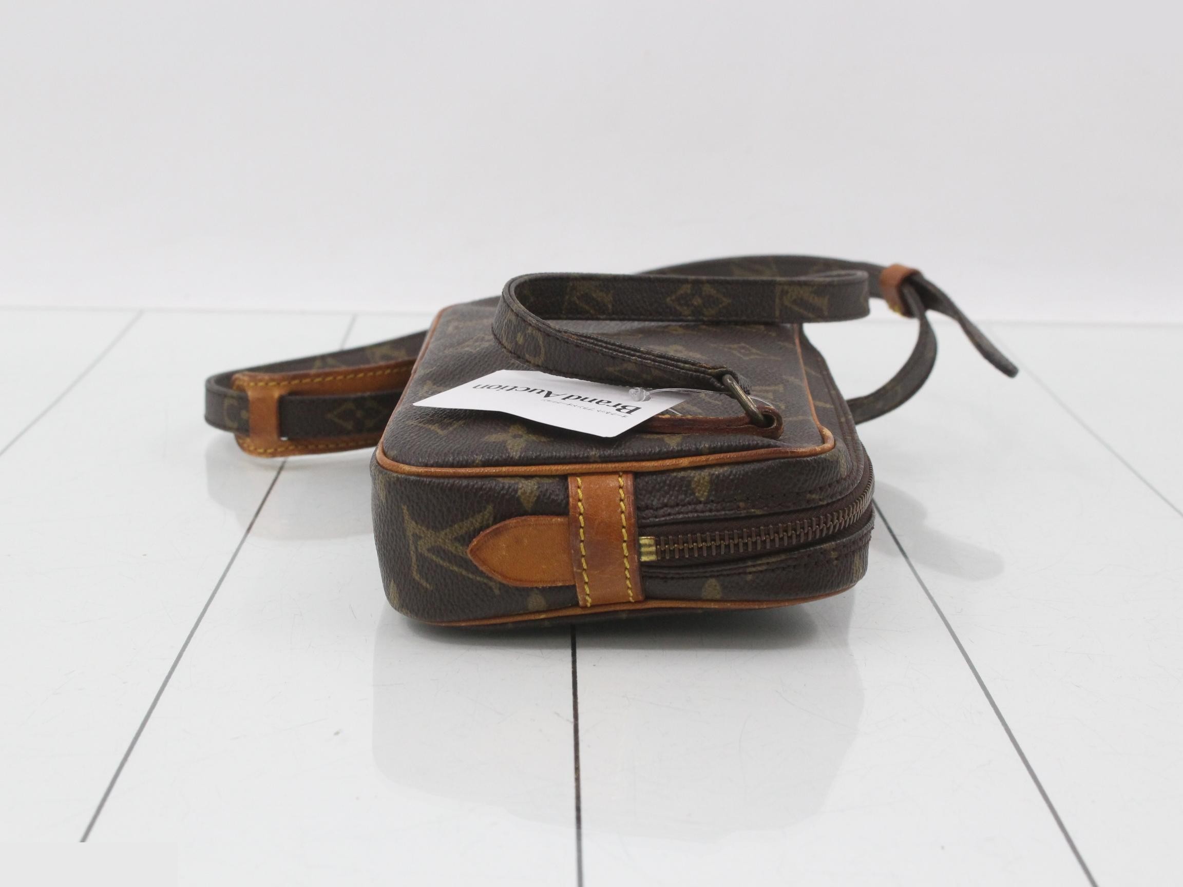 M51828 Marly Bandoulière Shoulder Bag, Monogram, Brown — view 3
