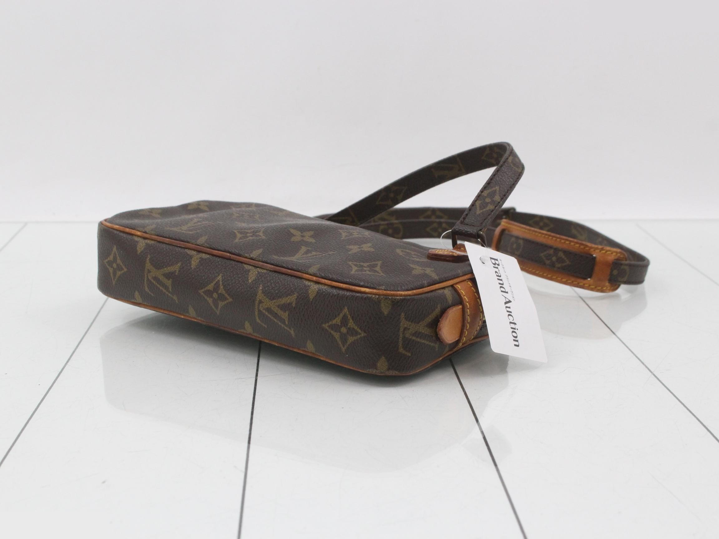 M51828 Marly Bandoulière Shoulder Bag, Monogram, Brown — view 6