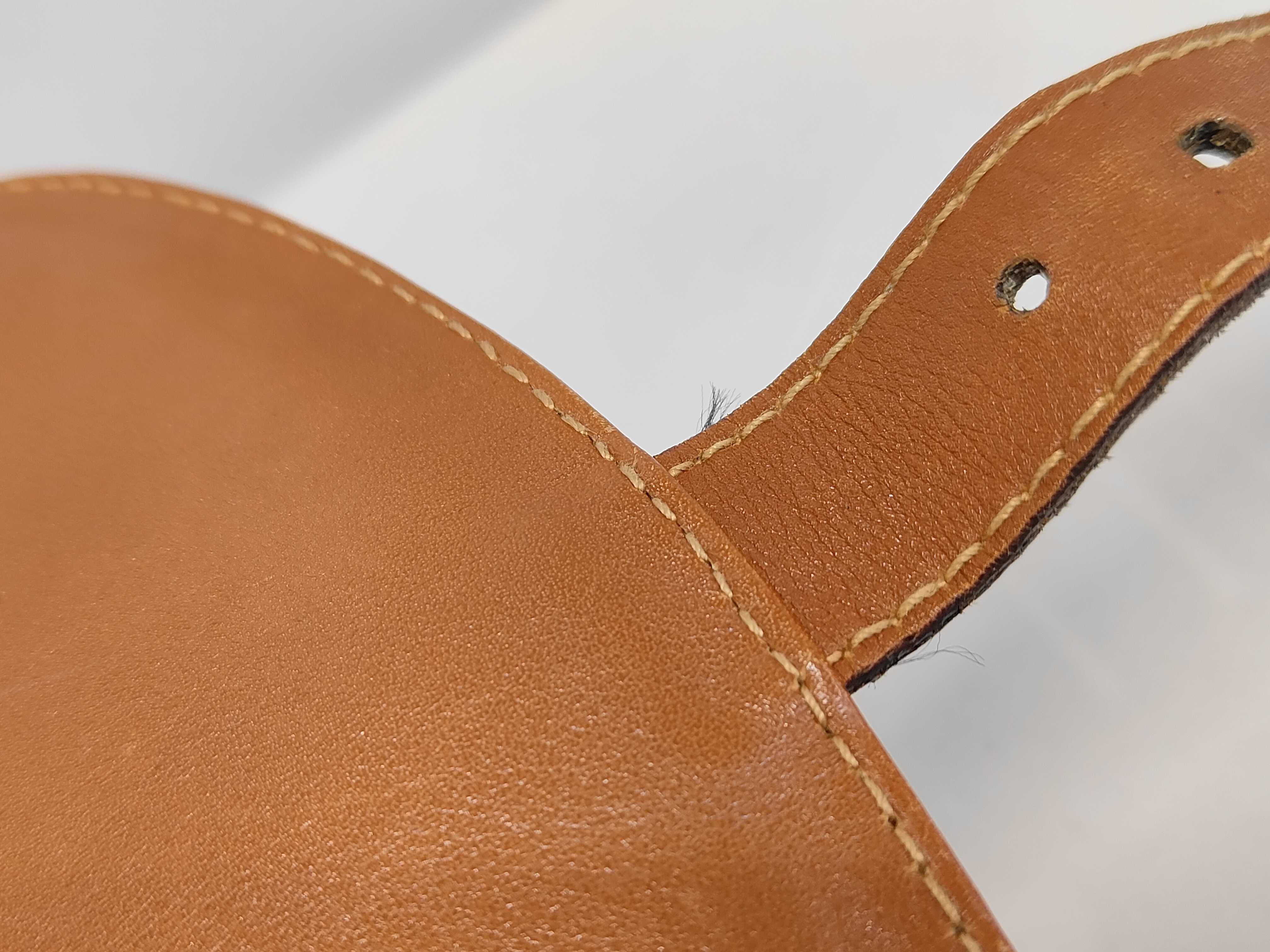 Bamboo Leather Backpack, Brown — view 8