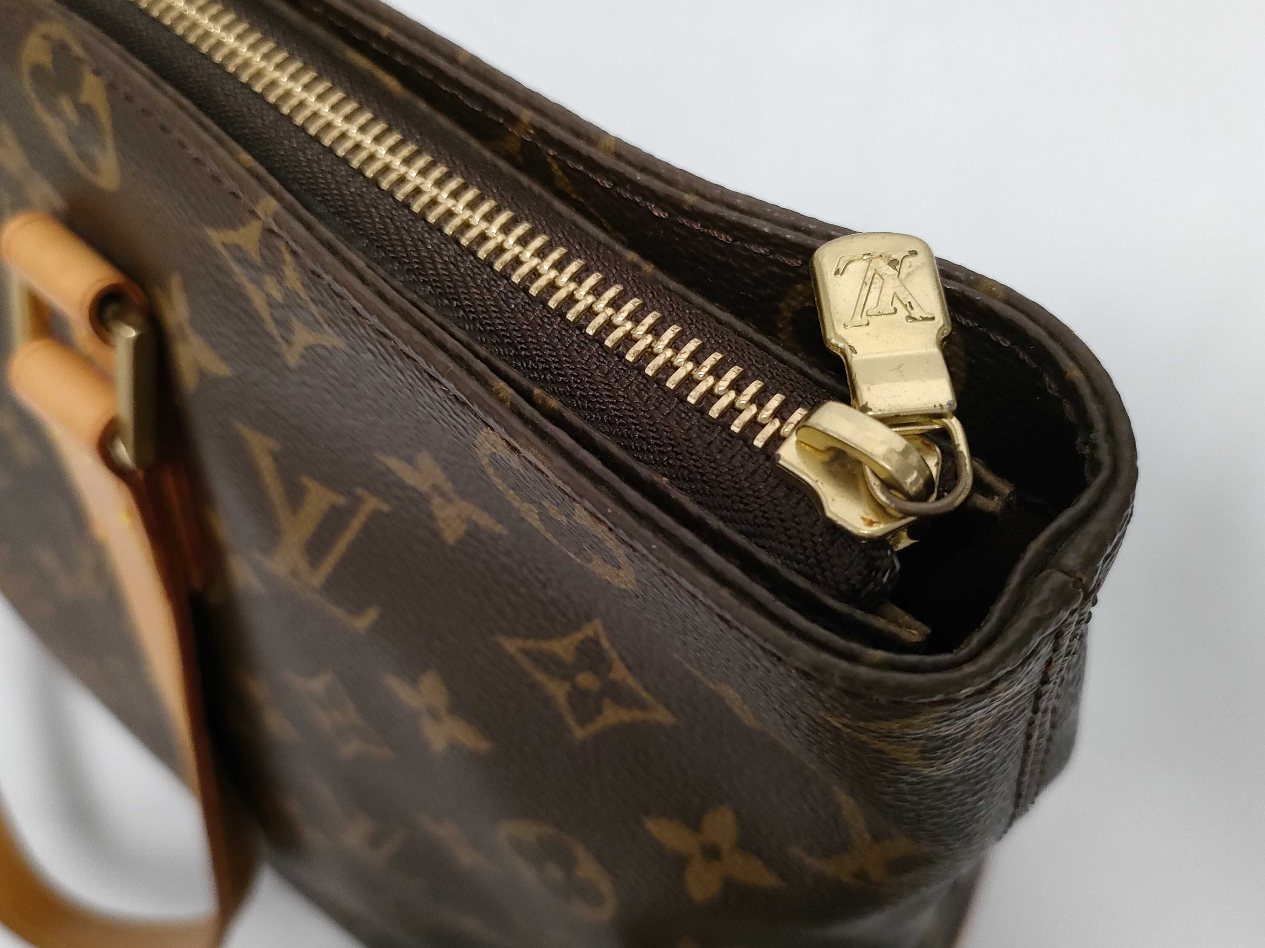 Monogram Cabas Mezzo M51151 TH0060 Brown Shoulder Bag — view 6