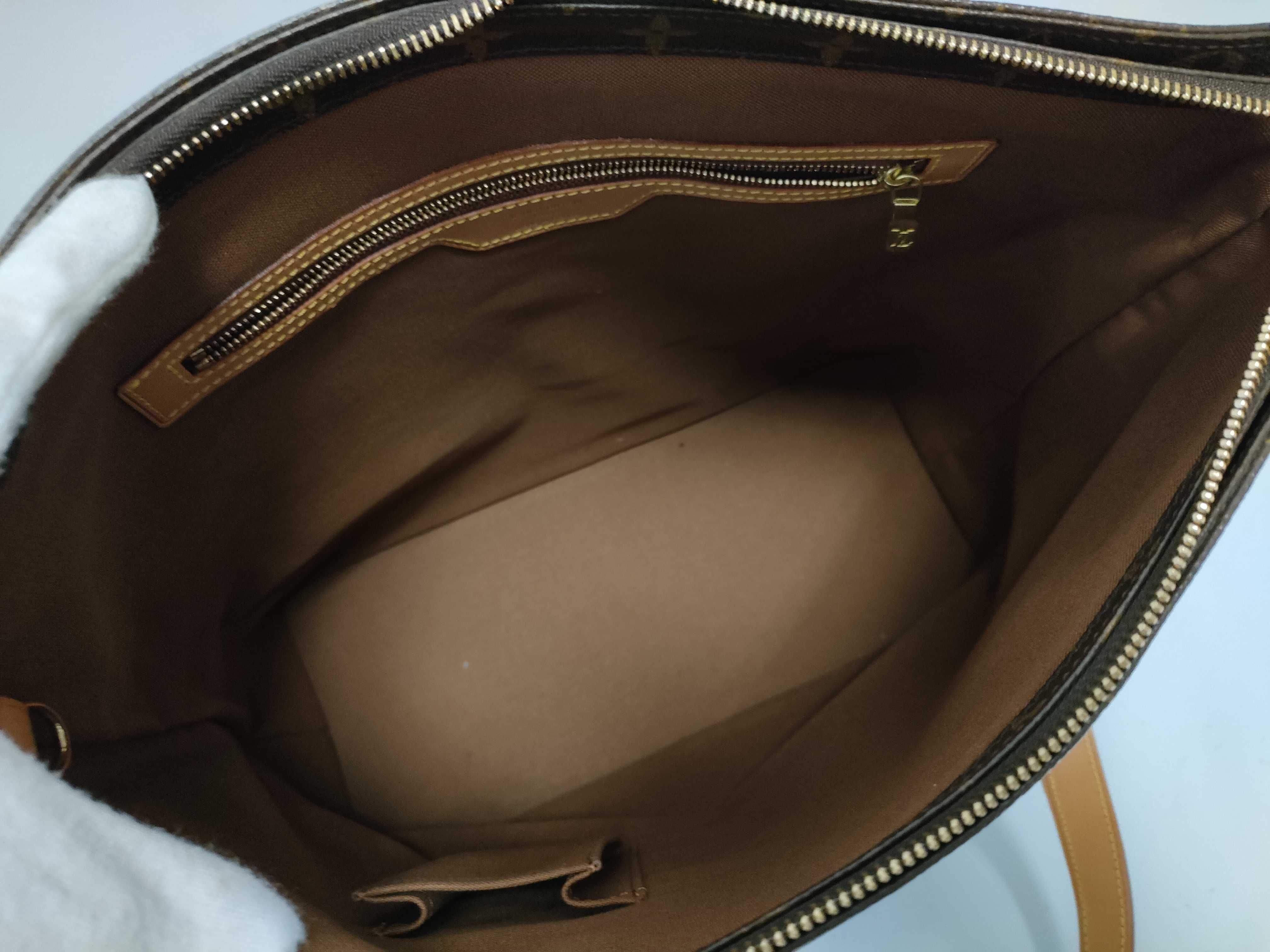 Monogram Cabas Mezzo M51151 TH0060 Brown Shoulder Bag — view 9