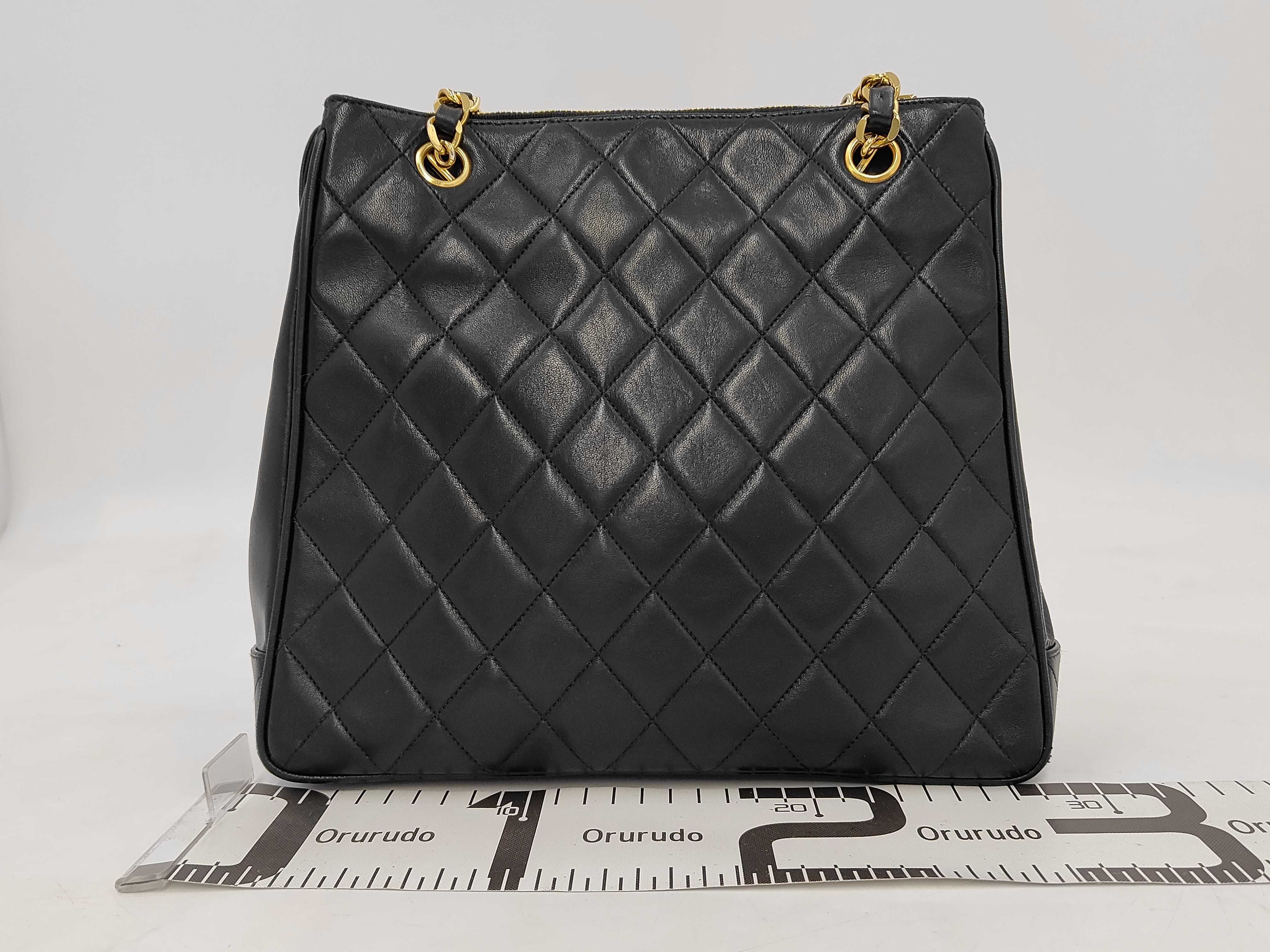Chain Shoulder Bag, Matelassé Lambskin — view 2